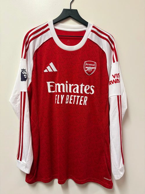 Adidas Arsenal FC 2025-26 Long Sleeve Home Jersey- Zubimendi #36 STA Apparel