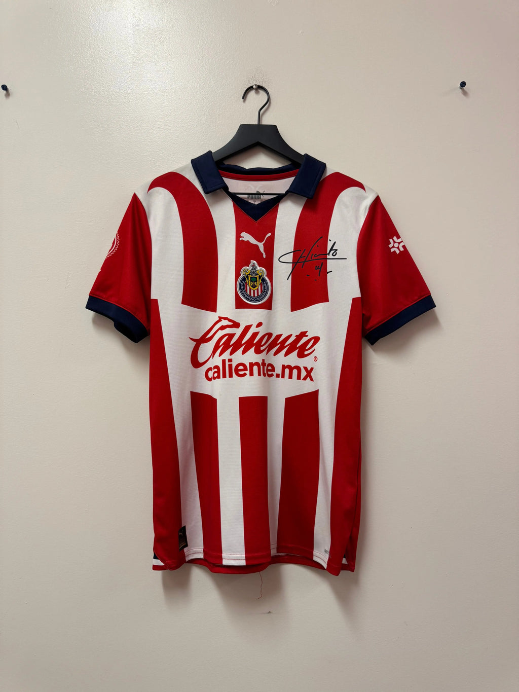 Puma Chivas Guadalajara 2023-24 Home Jersey- Chicharito #14 STA Apparel