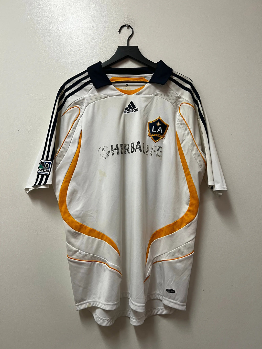 Adidas LA Galaxy 2007-08 Home Jersey- D.Beckham #23 STA Apparel