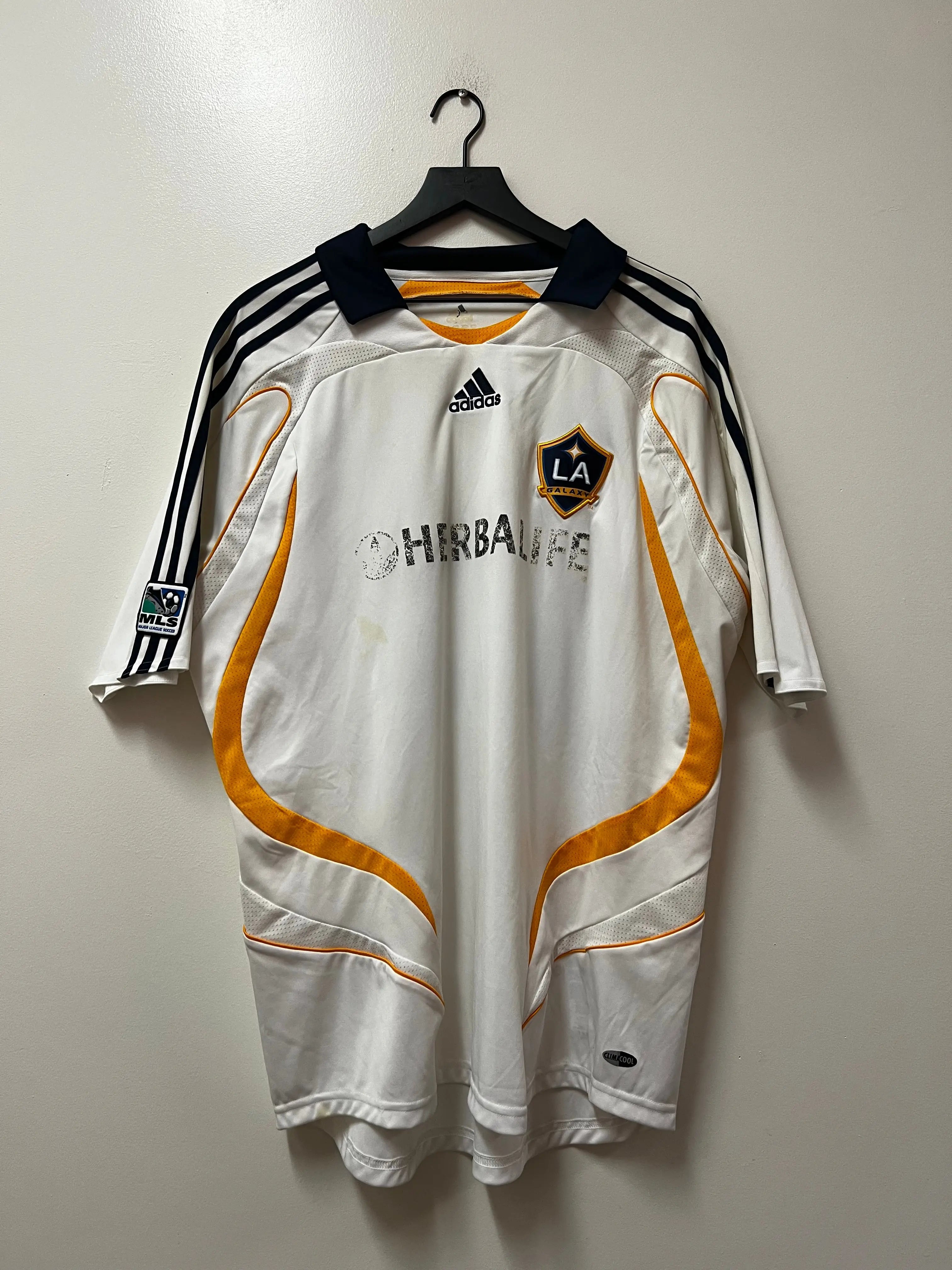 Adidas LA Galaxy 2007-08 Home Jersey- D.Beckham #23 STA Apparel