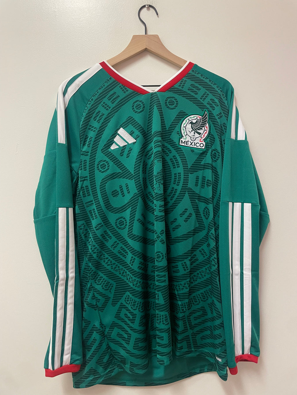 Adidas Mexico 2026 Long-Sleeve Home Jersey