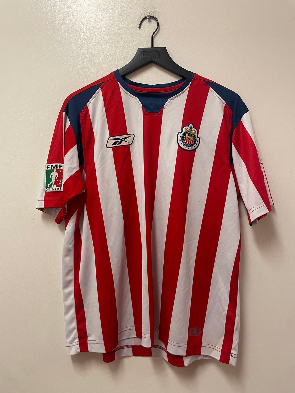 Reebok Chivas de Guadalajara 2004–05 Home Jersey – Adolfo “Bofo” Bautista #7