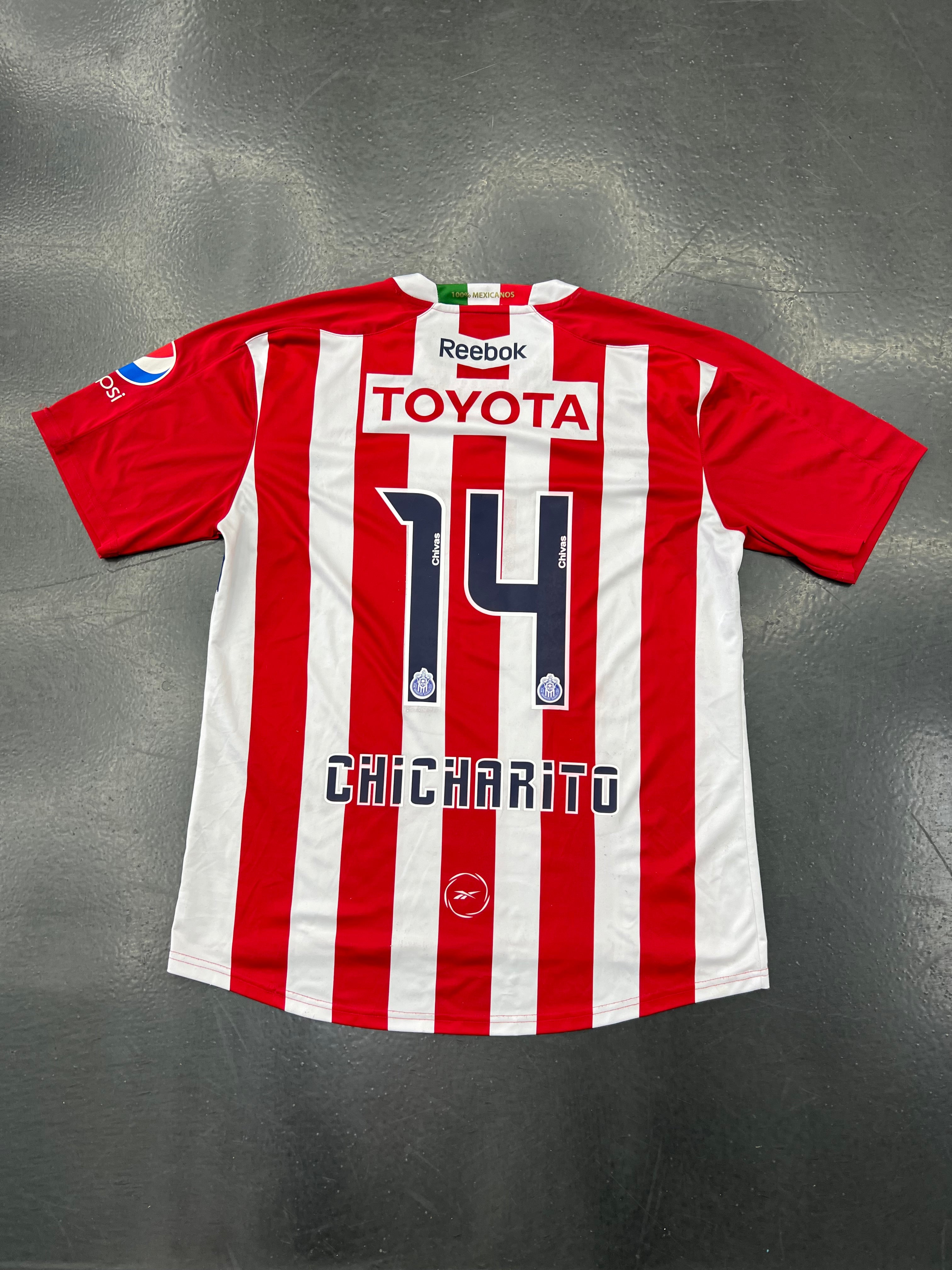 Reebok Chivas de Guadalajara 2010–2011 Home Jersey – Chicharito #14