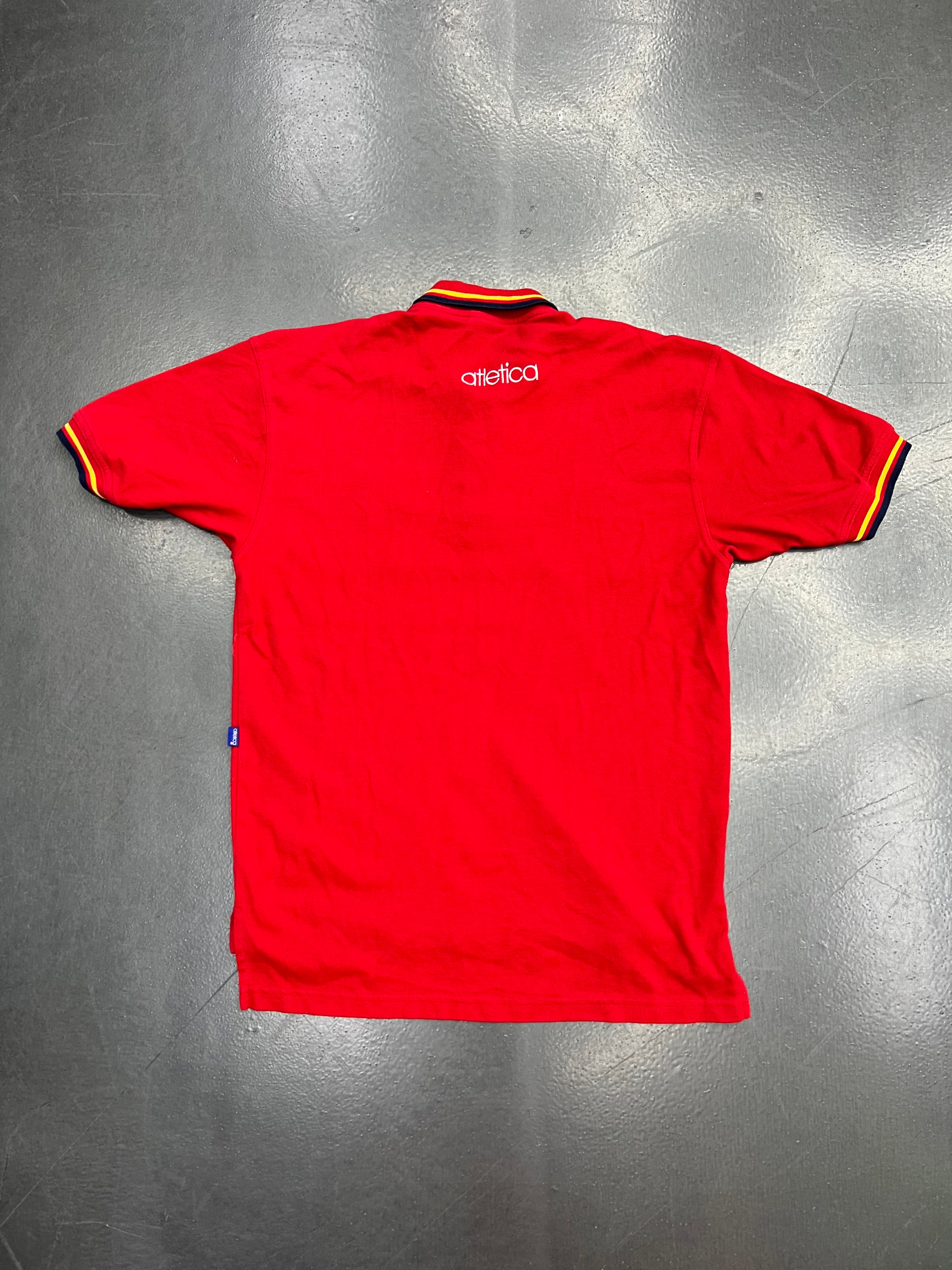 Atlética Monarcas Morelia Polo Shirt – Red Vintage Liga MX