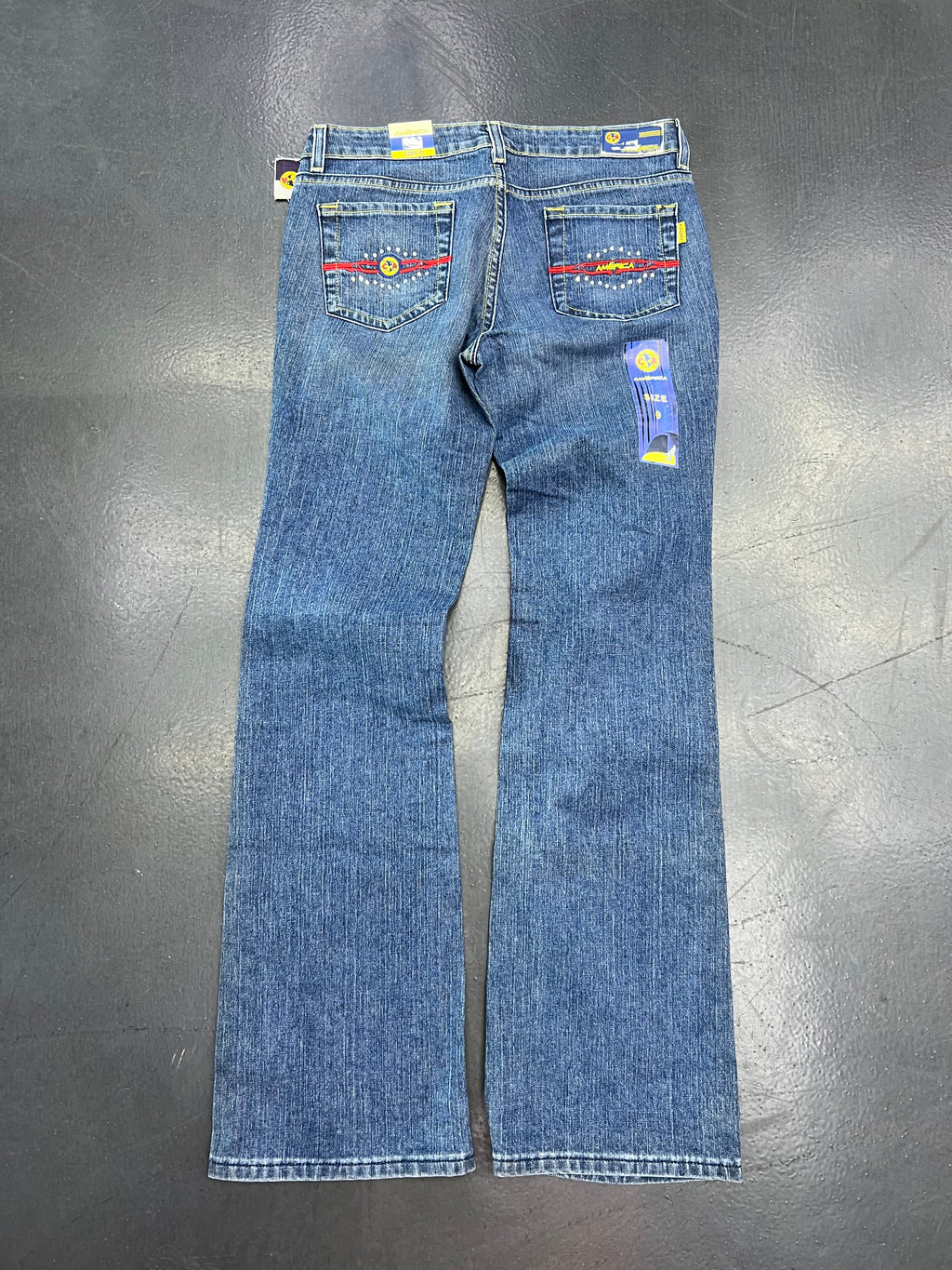 Club América Vintage Y2K Liga MX Denim Jeans – Light Wash