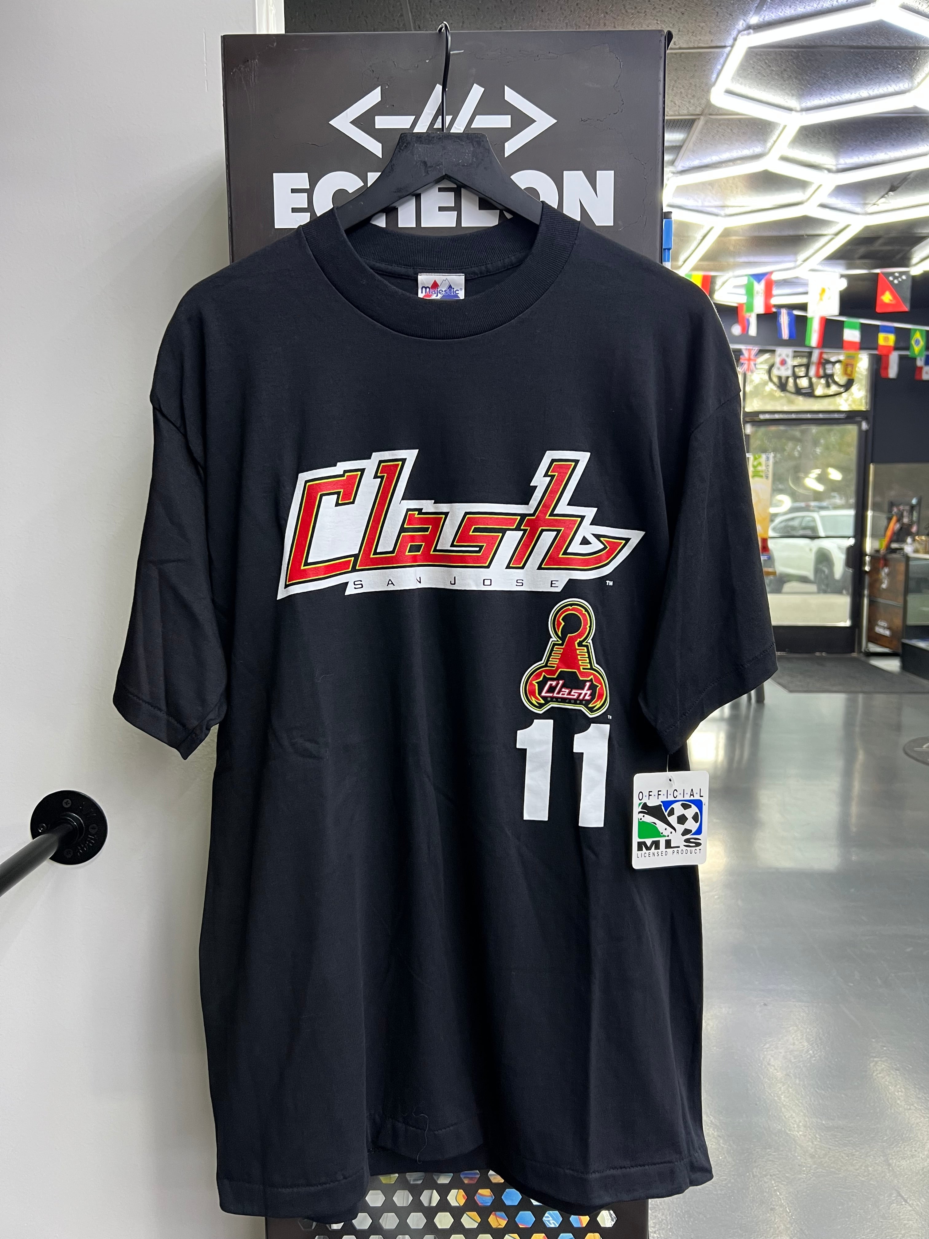 Majestic San Jose Clash WYNALDA #11 MLS T-Shirt – Black