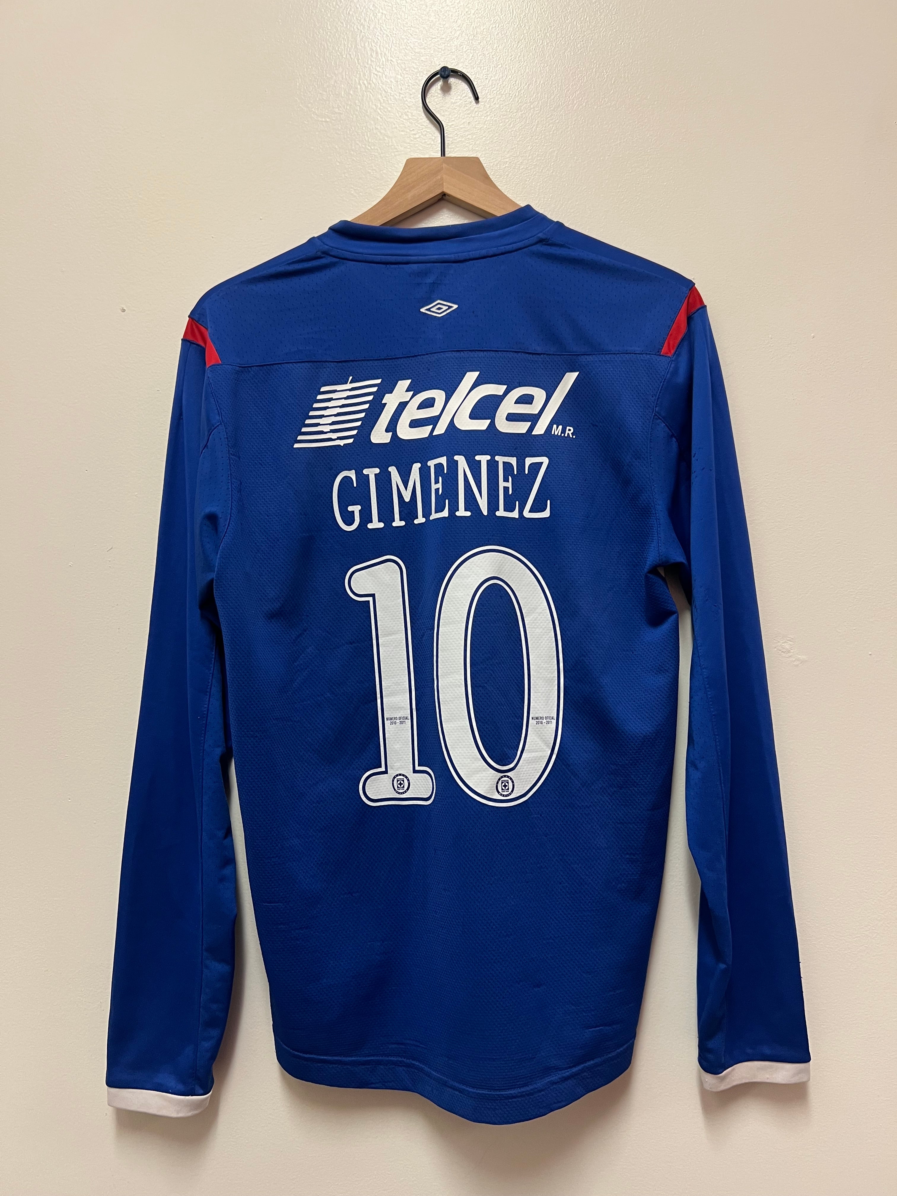Umbro Cruz Azul Long-Sleeve Home Jersey – Christian “Chaco” Giménez #10
