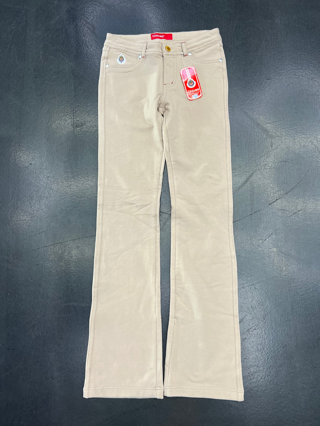 Club Chivas Vintage Y2K Liga MX Knit Pants – Cream