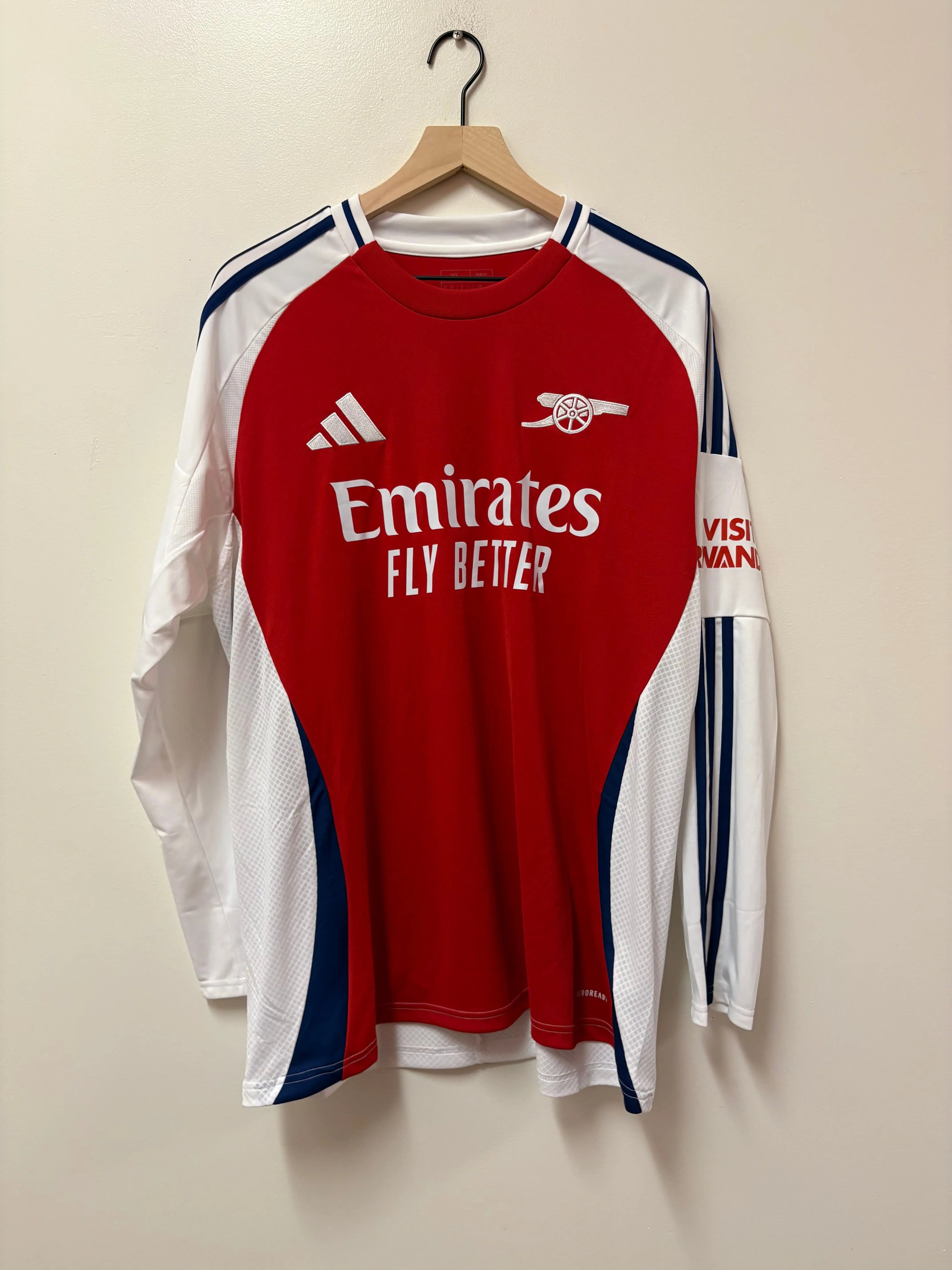 Adidas Arsenal 2024-25 Long-Sleeve Home Jersey STA Apparel