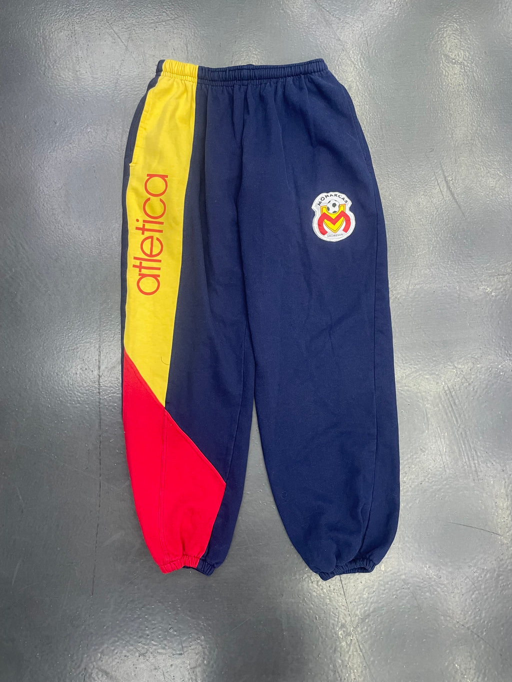Atletica Monarcas Morelia Sweatpants (Yellow/Red Trim)