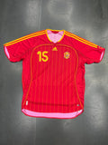 Adidas Spain 2006-2008 Home Jersey – Sergio Ramos #15 STA Apparel