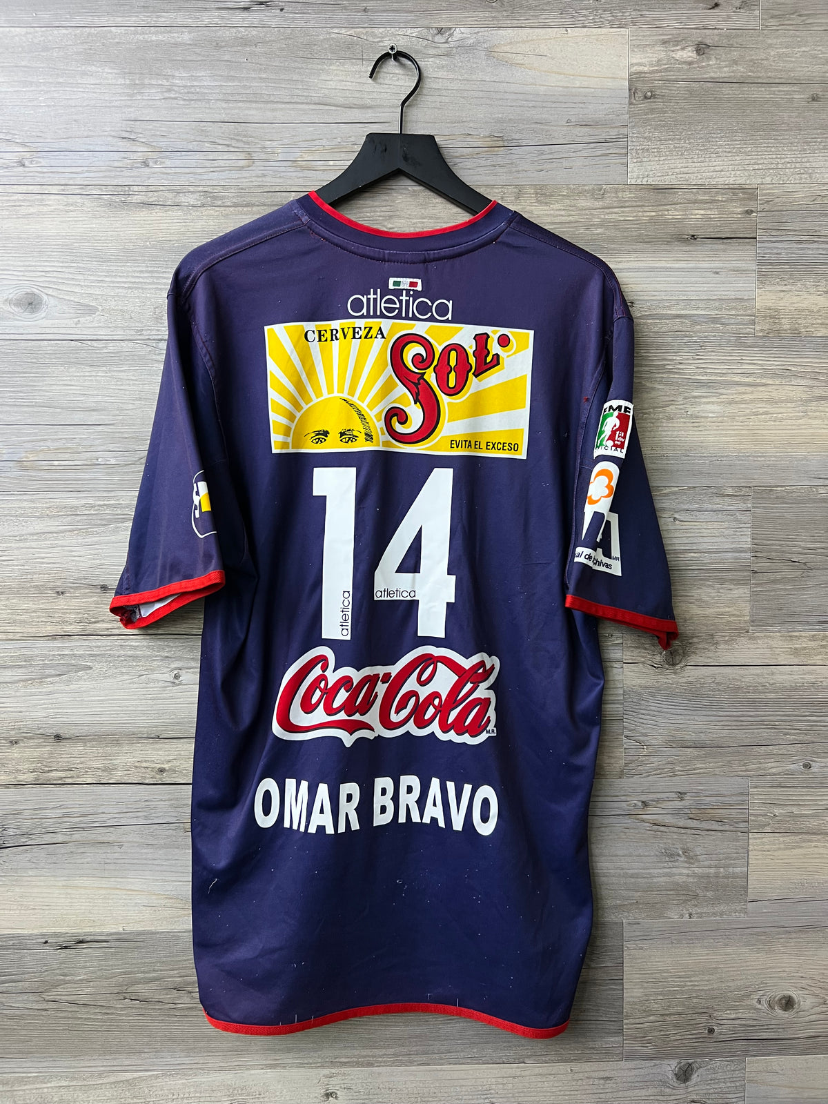 Atletica Chivas de Guadalajara 2001–02  Away Jersey — Omar Bravo #14
