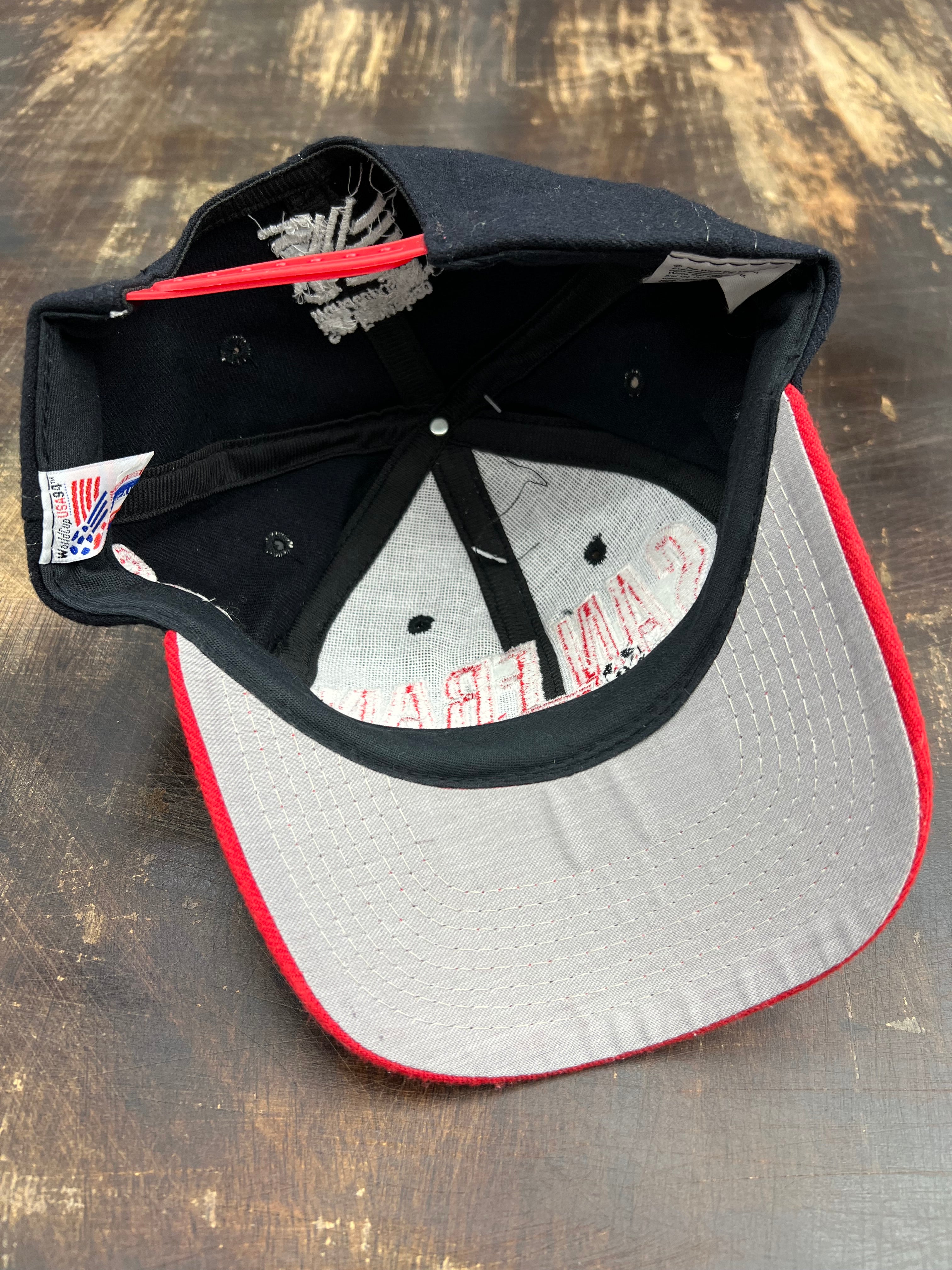San Francisco World Cup USA 1994 Vintage Snapback – Black & Red Edition