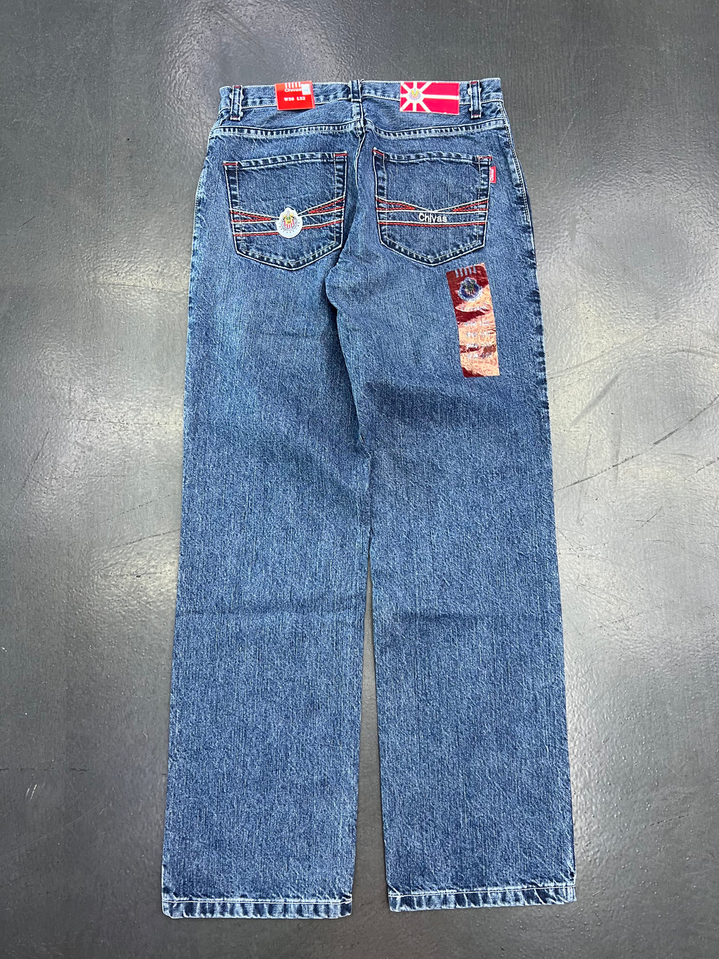 Club Chivas Vintage Y2K Denim Jeans – Blue