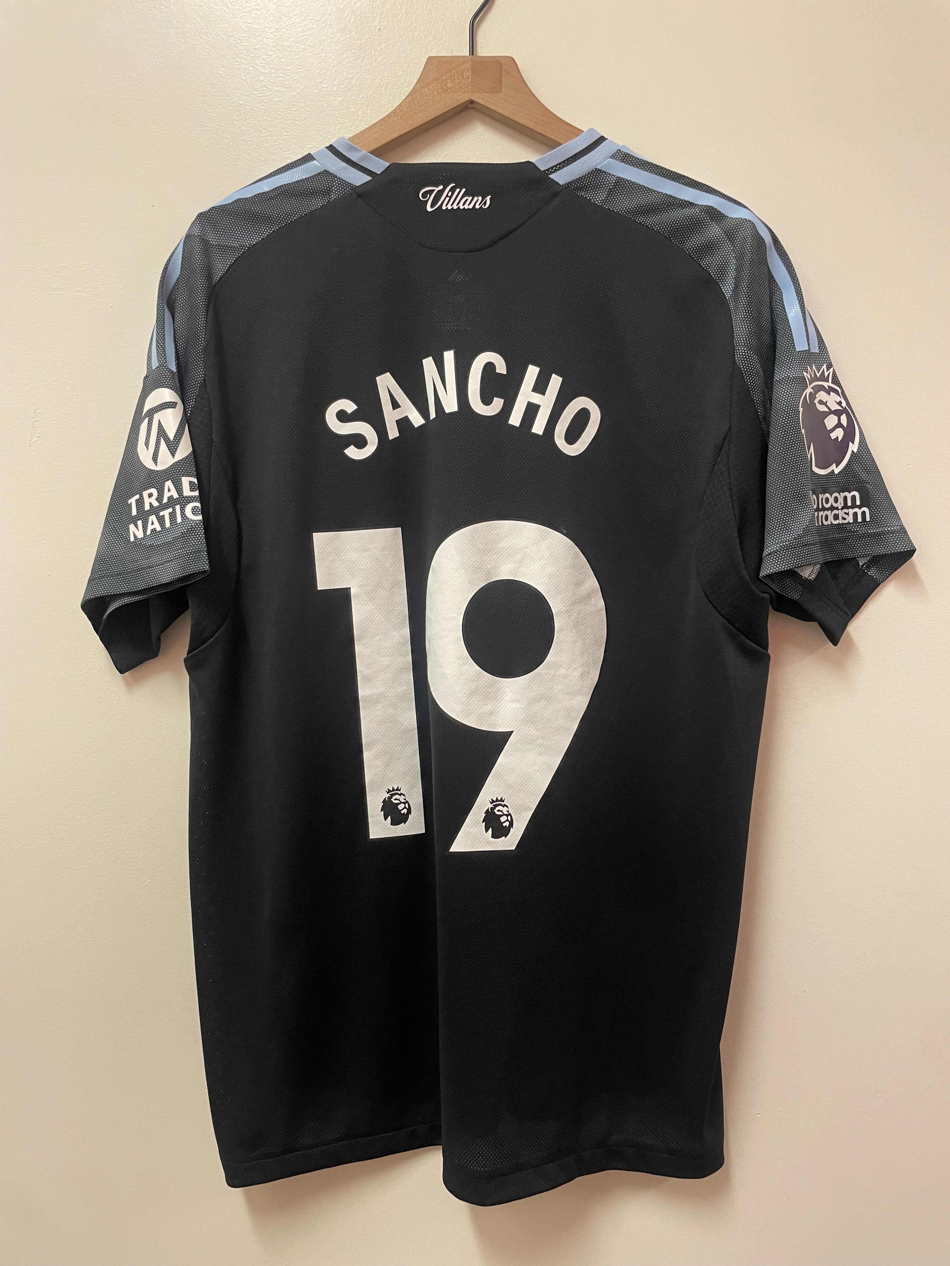 Adidas Aston Villa 2025/26 Away Jersey – Jadon Sancho #19