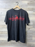 Adidas Tiro Black & Red Graphic T-Shirt