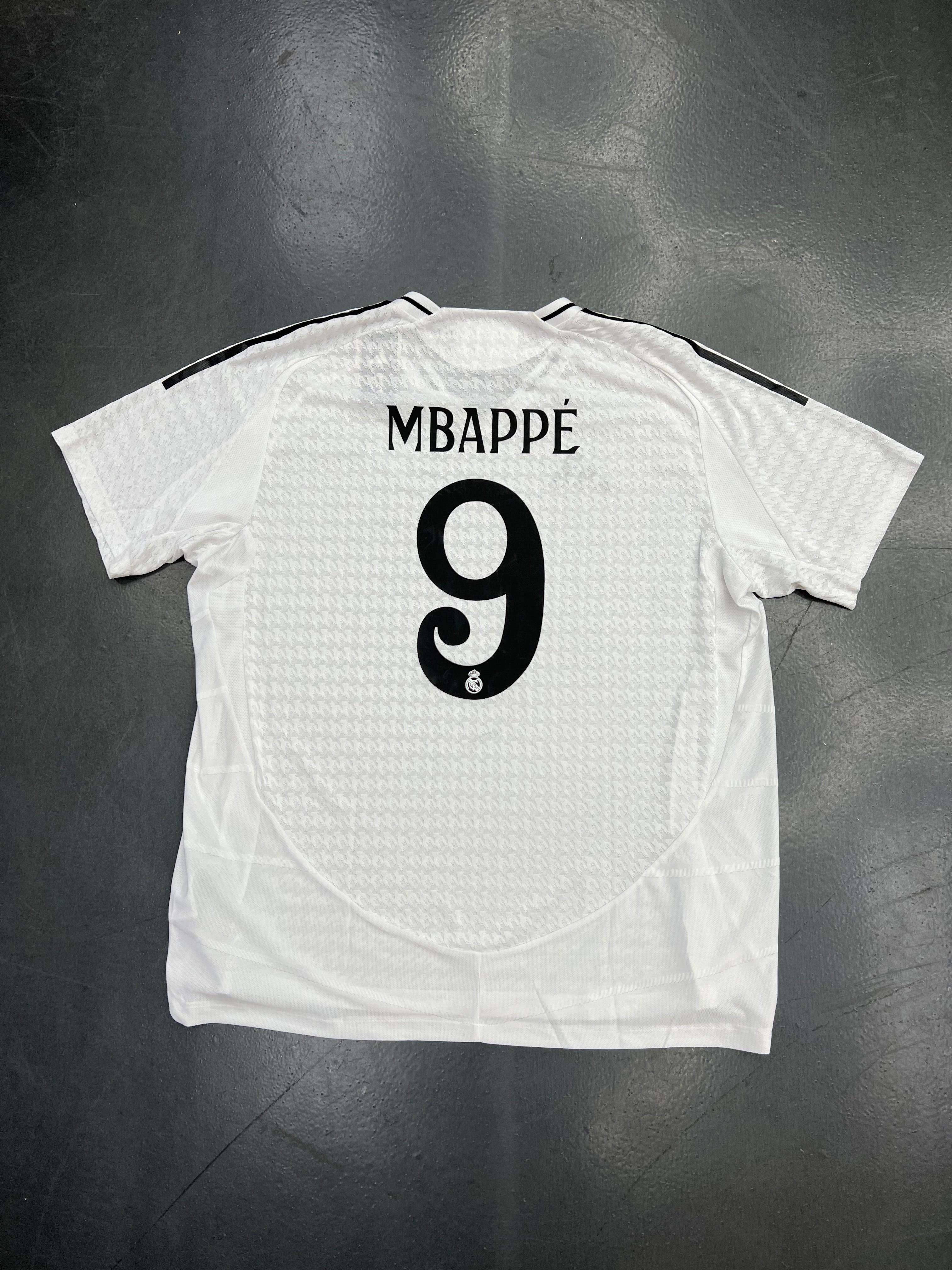 Adidas Real Madrid 2024/25 Home Authentic Jersey - Mbappe #10