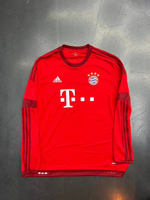 Adidas Bayern Munich 2015/16 Long Sleeve Home Jersey – Lewandowski #9 STA Apparel