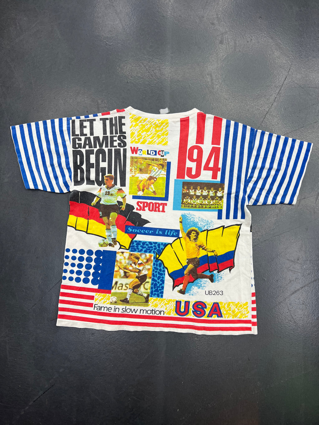 Vintage 1994 USA World Cup All-Over Print T-Shirt