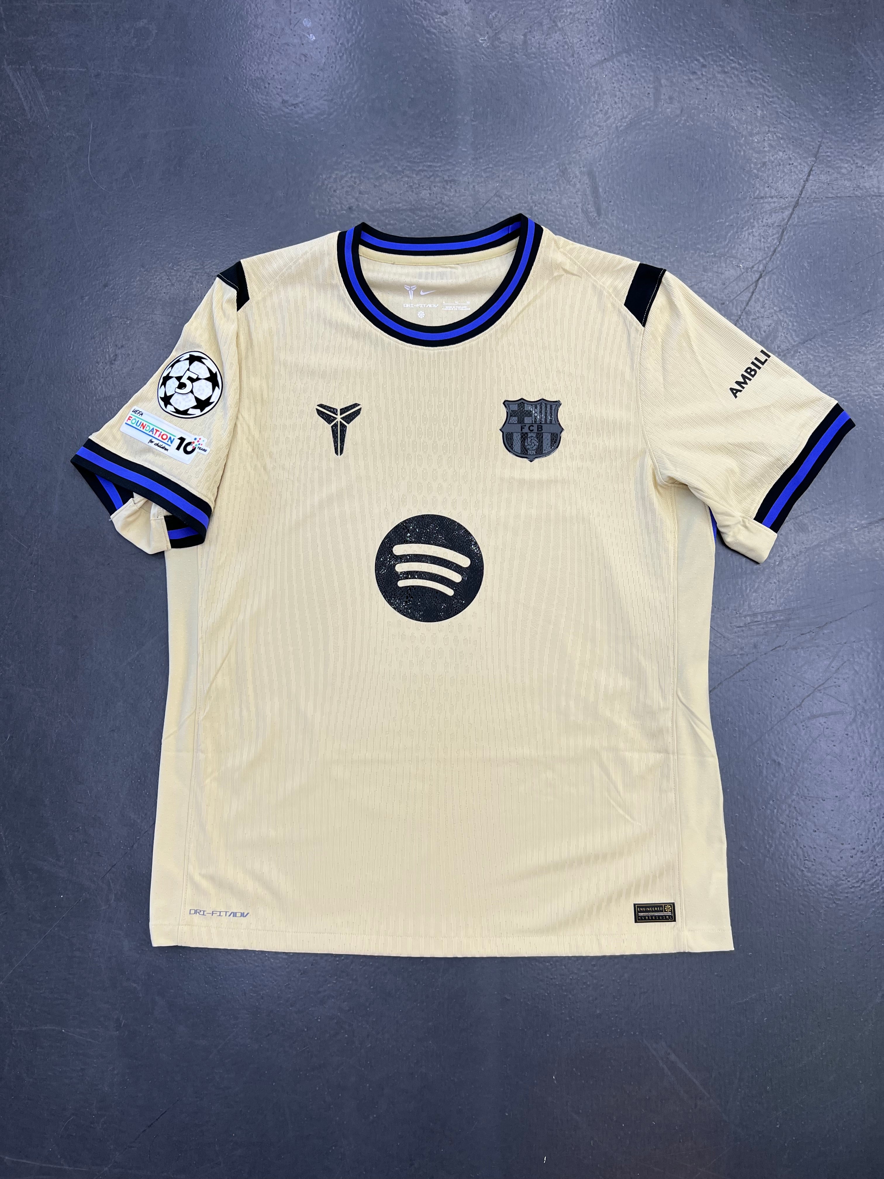 Nike FC Barcelona x Kobe 2025/26 Authentic Away Champions League Jersey Rashford #14