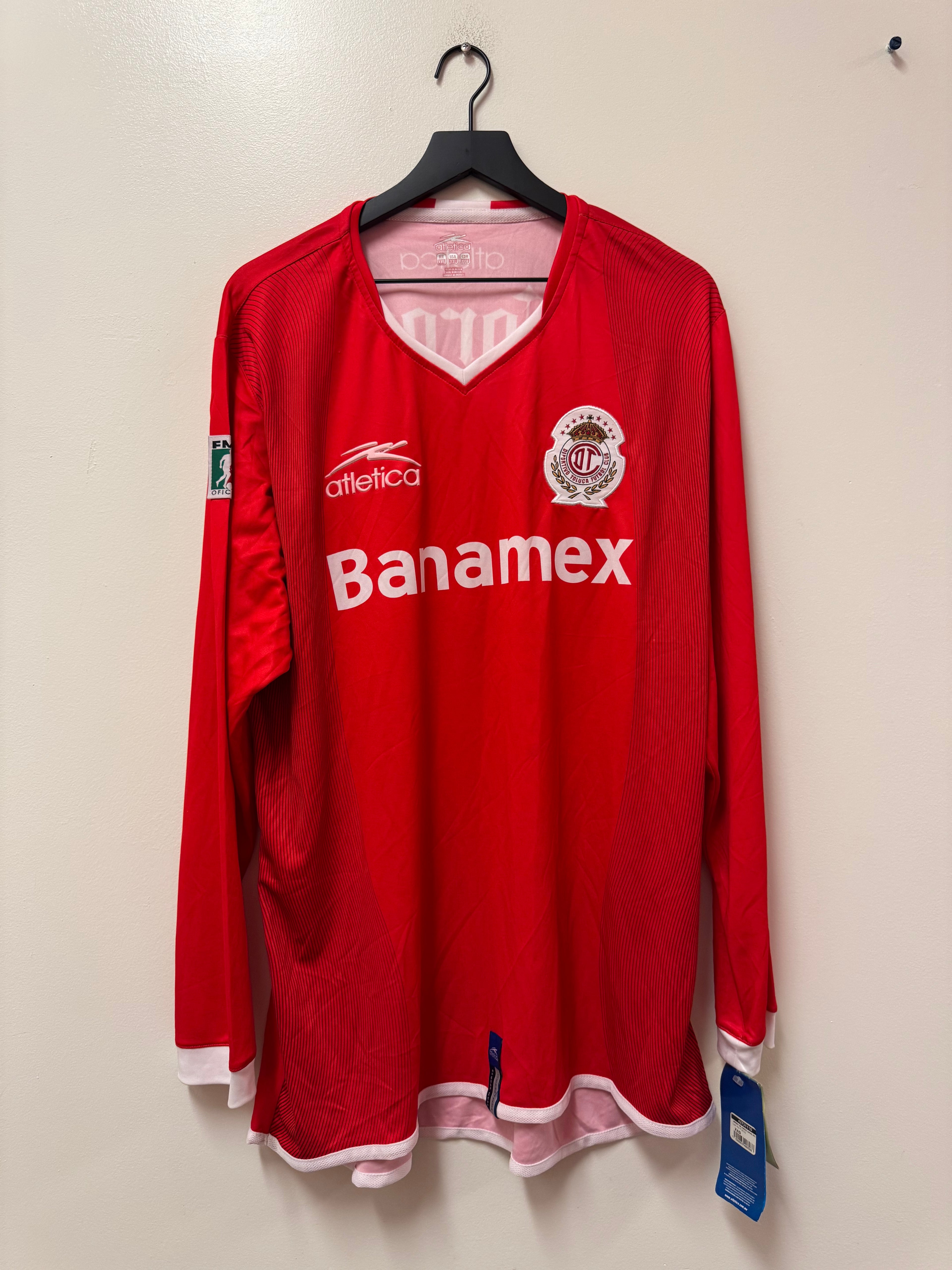 Atlética Toluca 2005-06 Home Long Sleeve Jersey