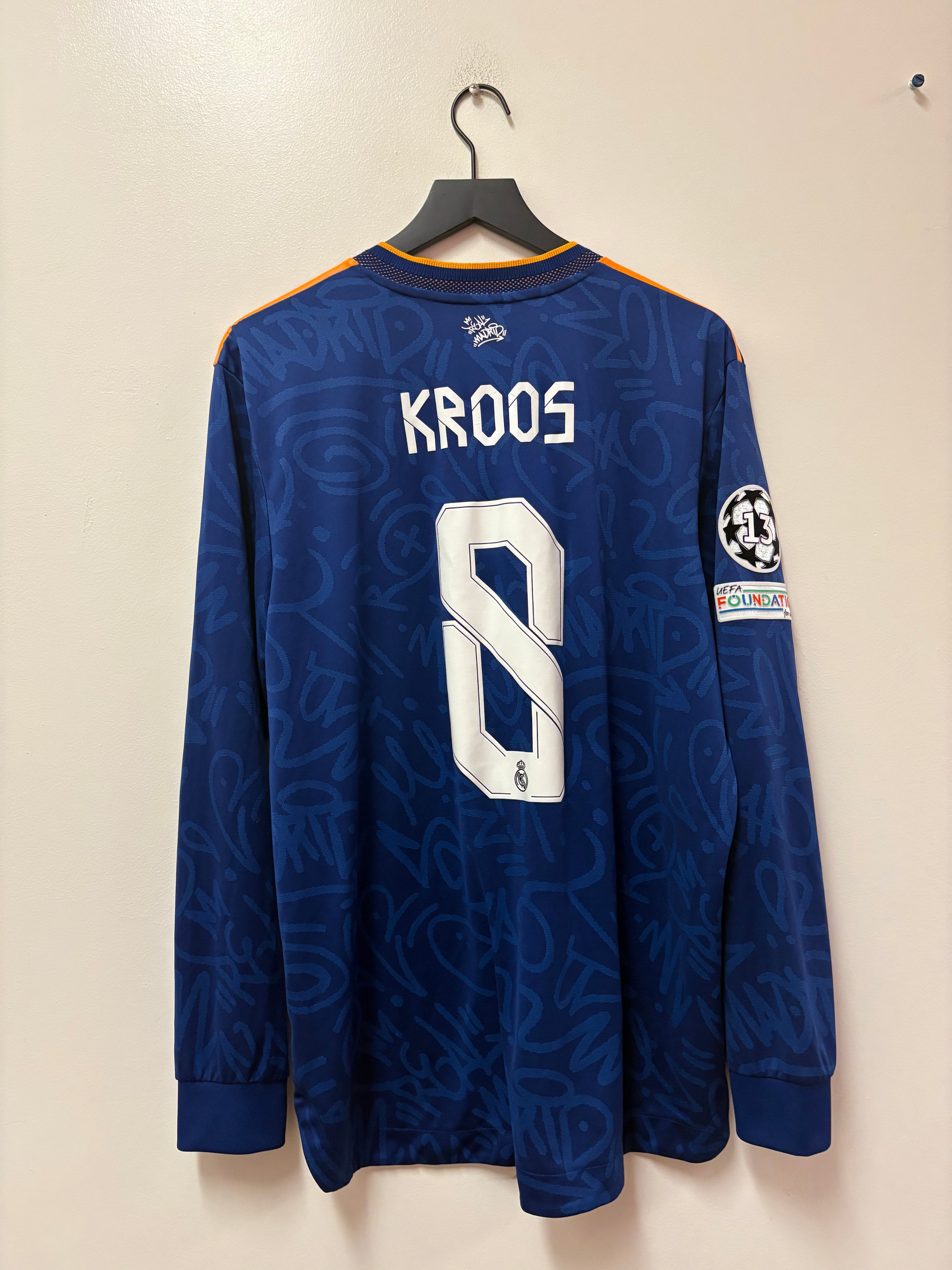 Adidas Real Madrid 2021-22 Away Jersey- Kroos #8