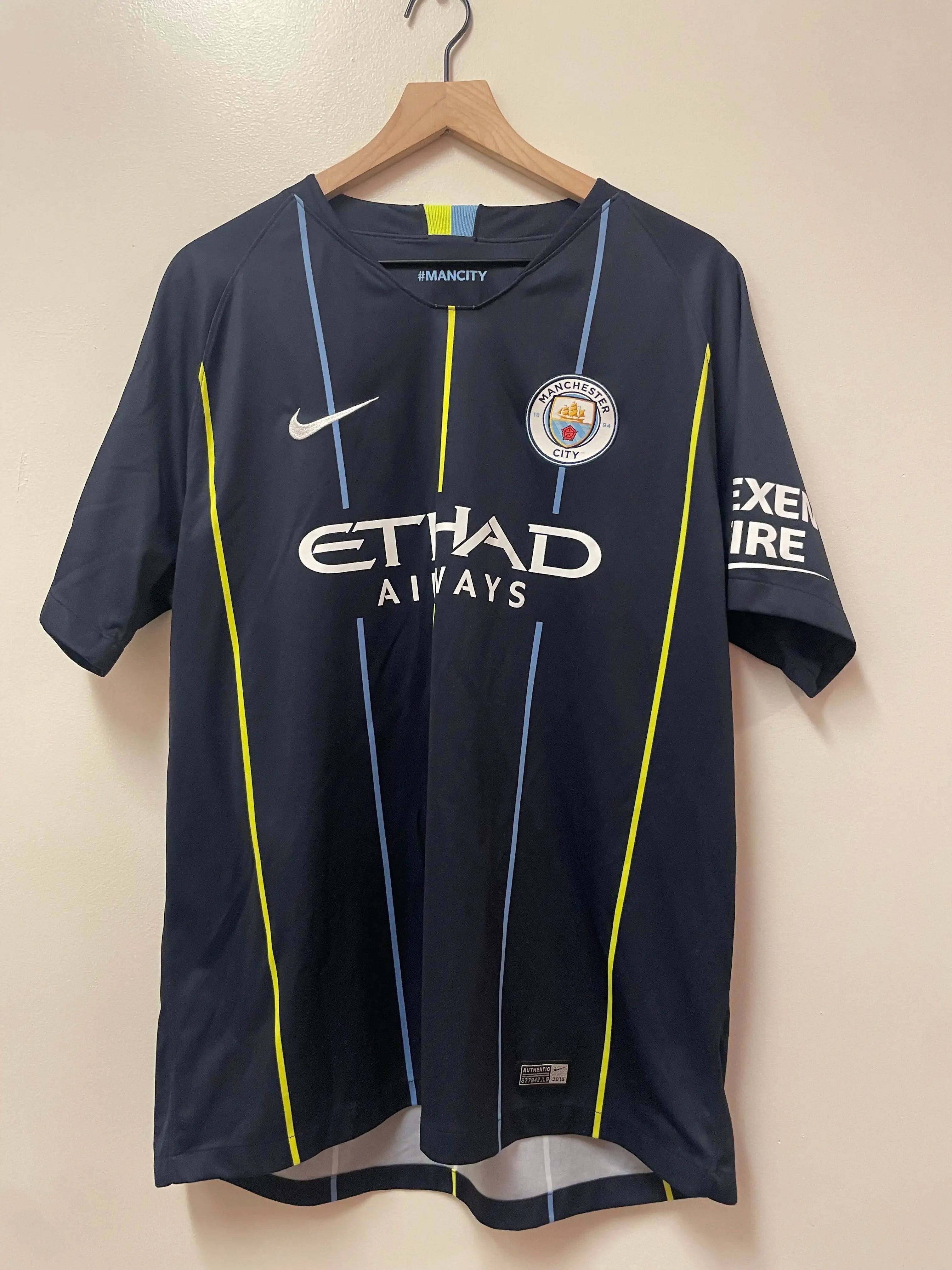 Nike Manchester City 2018–19 Away Jersey STA Apparel
