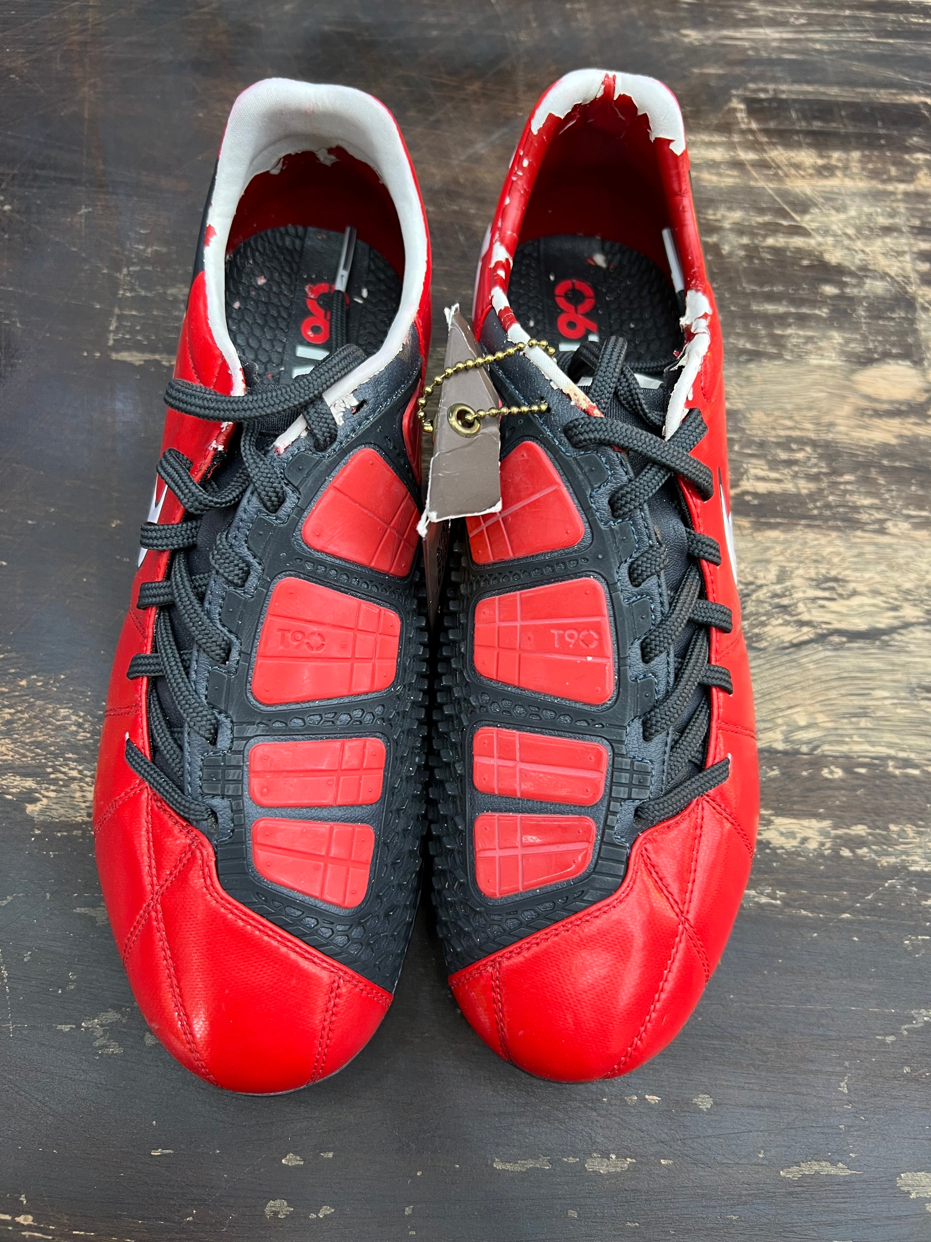 Nike Total 90 Laser III FG – Challenge Red / White / Dark Shadow