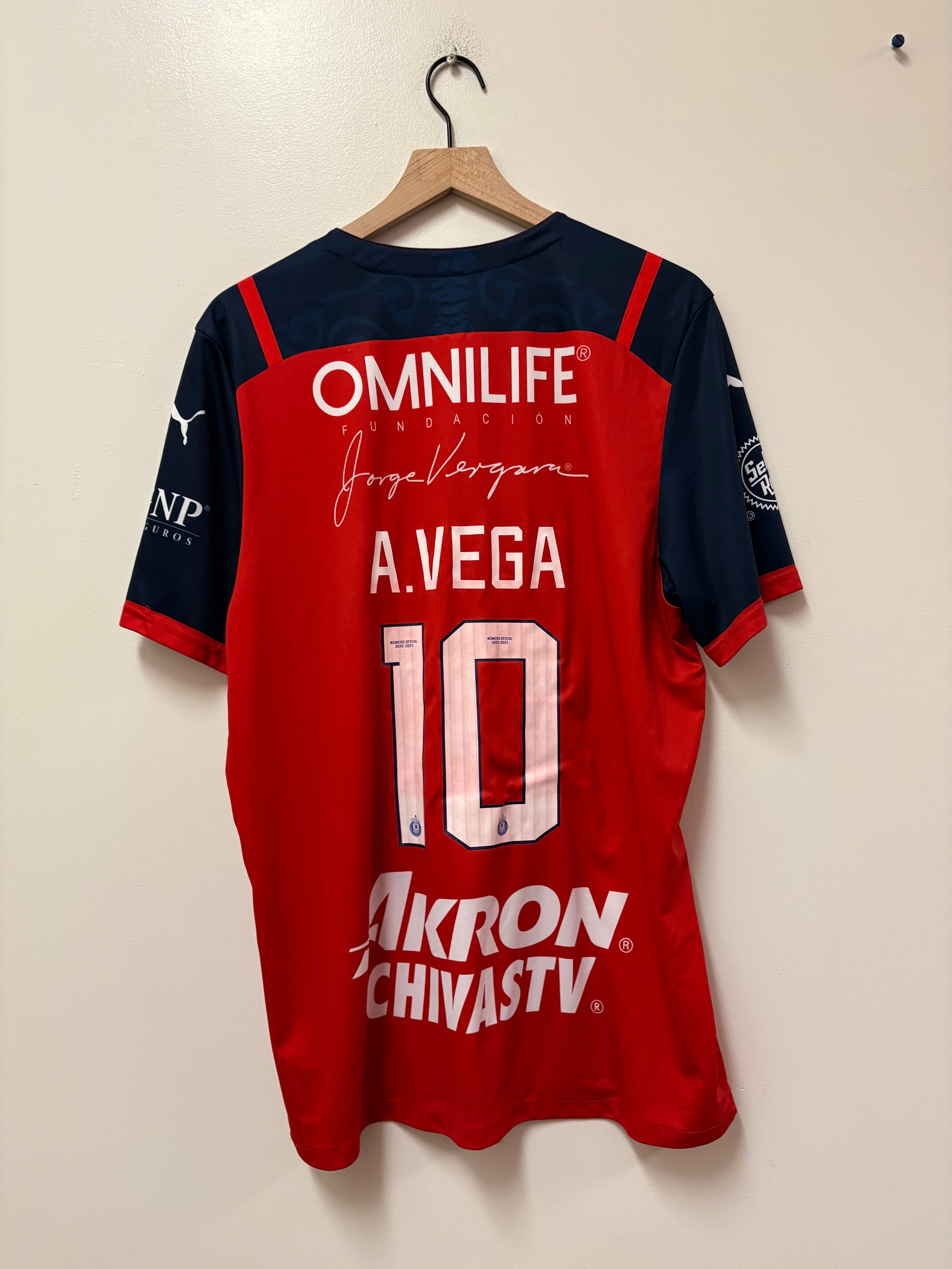 Puma Chivas 2021-22 Third Jersey- A.Vega #10