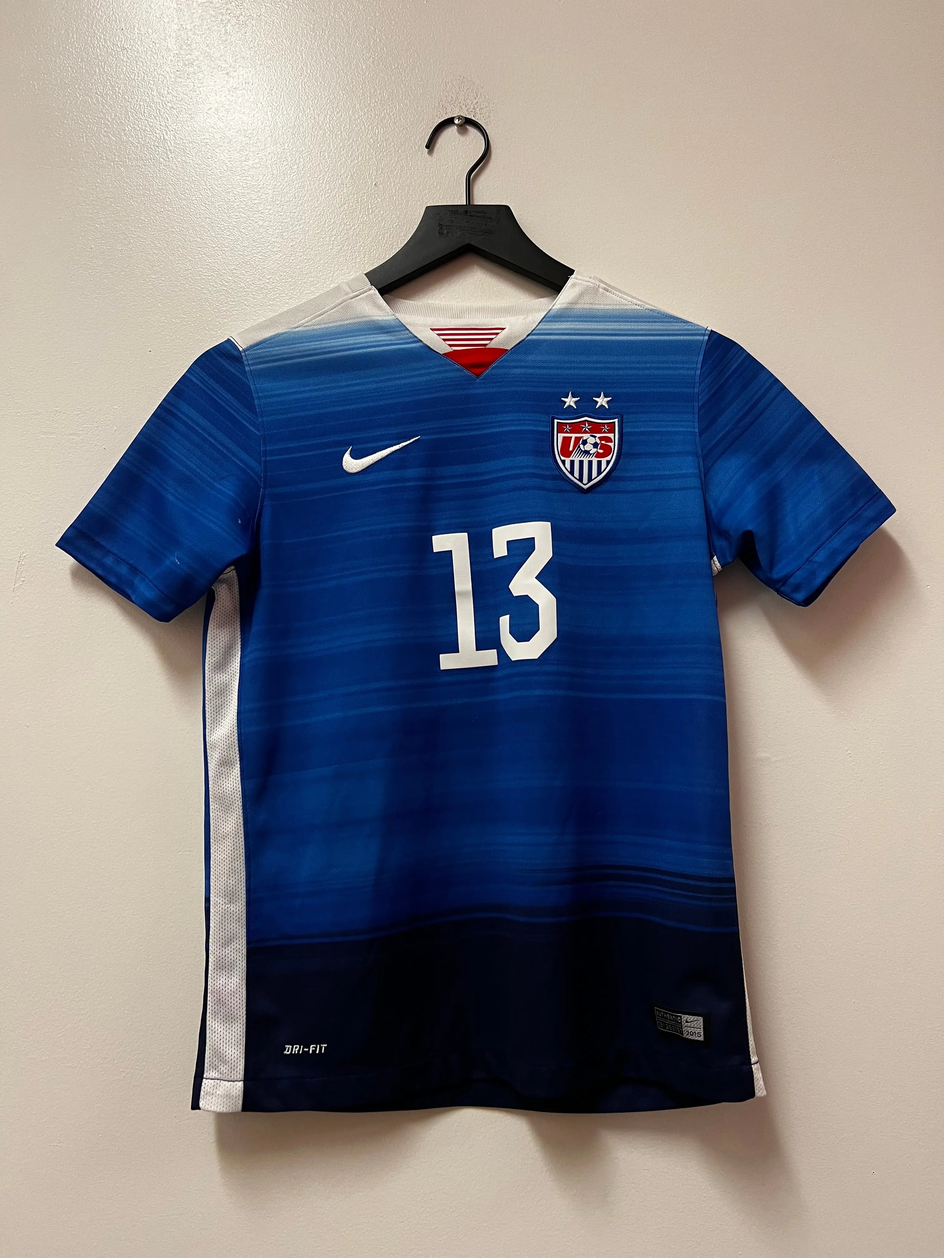 Nike USA 2015 Away Jersey- A.Morgen #13 STA Apparel