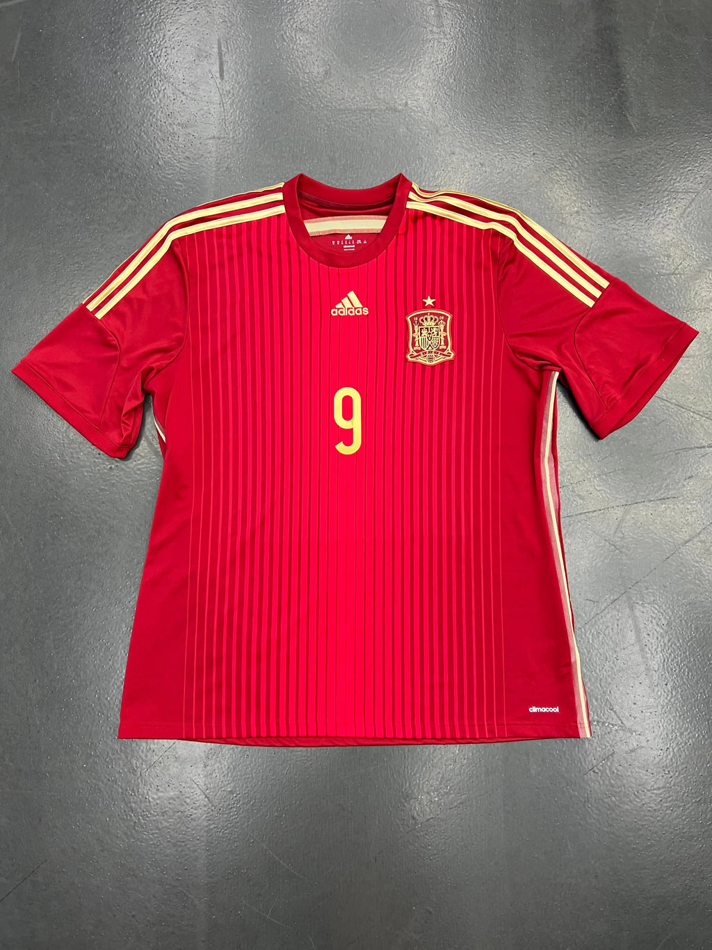 Adidas Spain 2014-15 Home Jersey – Fernando Torres #9 STA Apparel