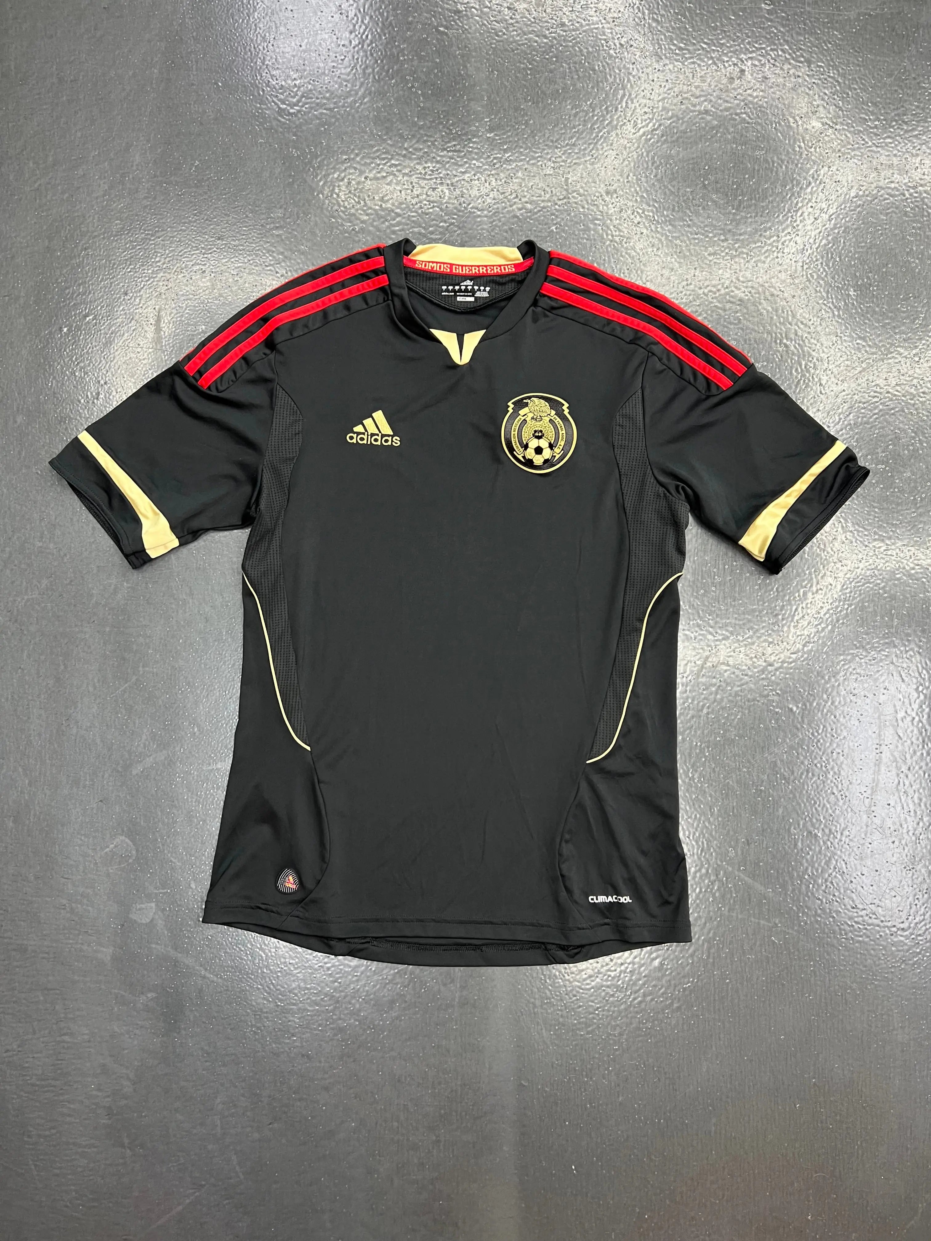 Adidas Mexico National Team 2010 Black Away Jersey – “Somos Guerreros” Edition STA Apparel