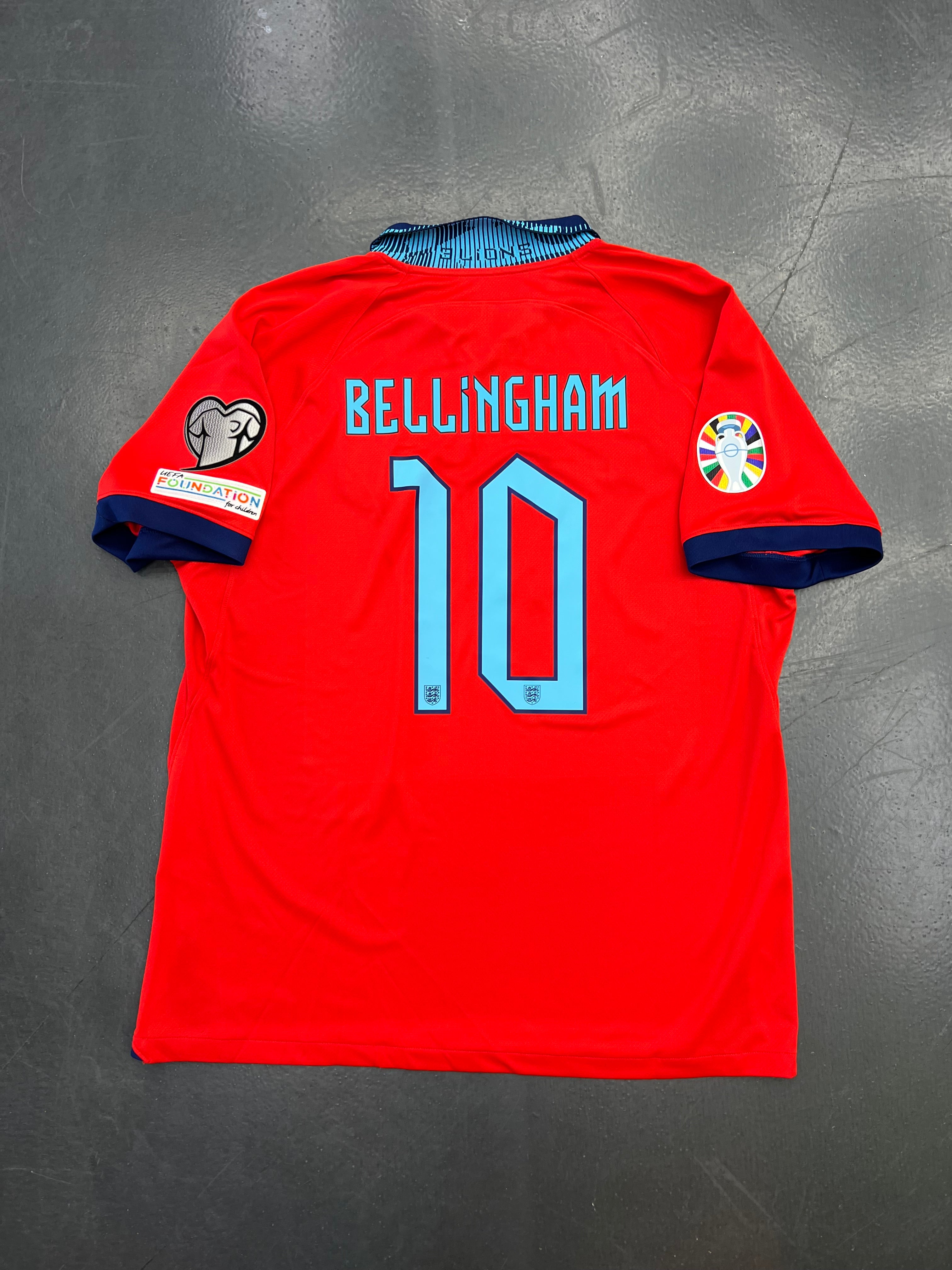 Nike England 2022/23 Away Jersey #10 Jude Bellingham