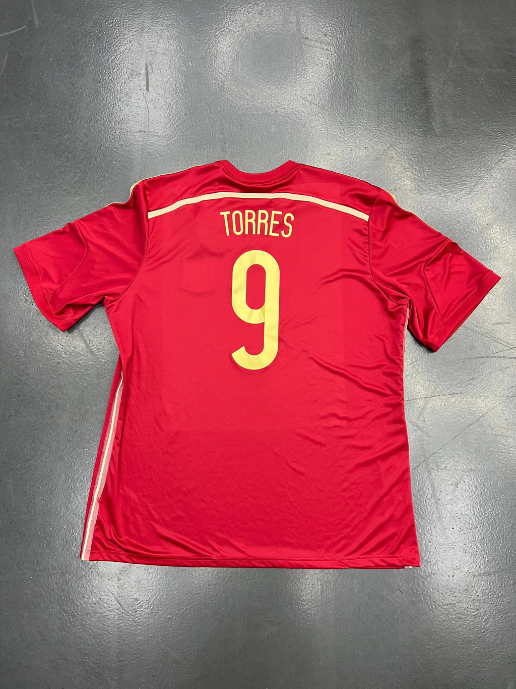 Adidas Spain 2014-15 Home Jersey – Fernando Torres #9 STA Apparel