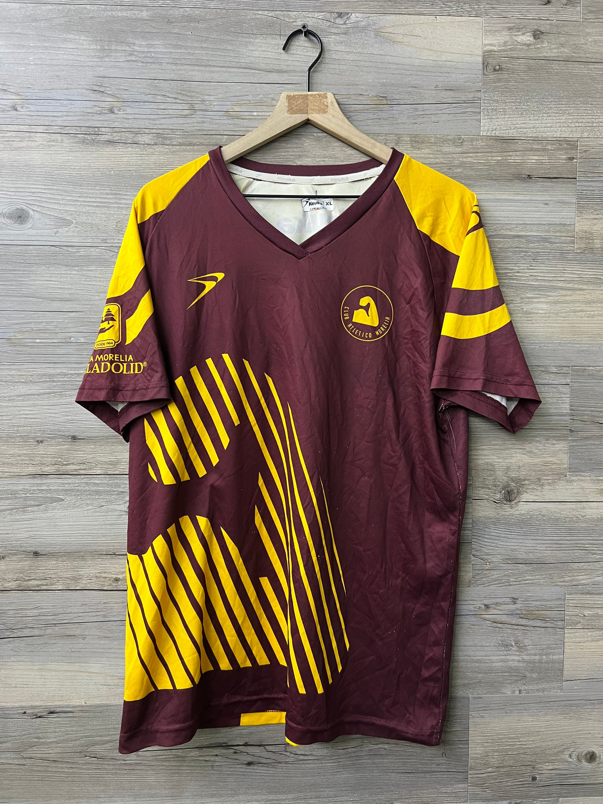 Keuka Atlético Morelia Burgundy & Yellow Training Jersey