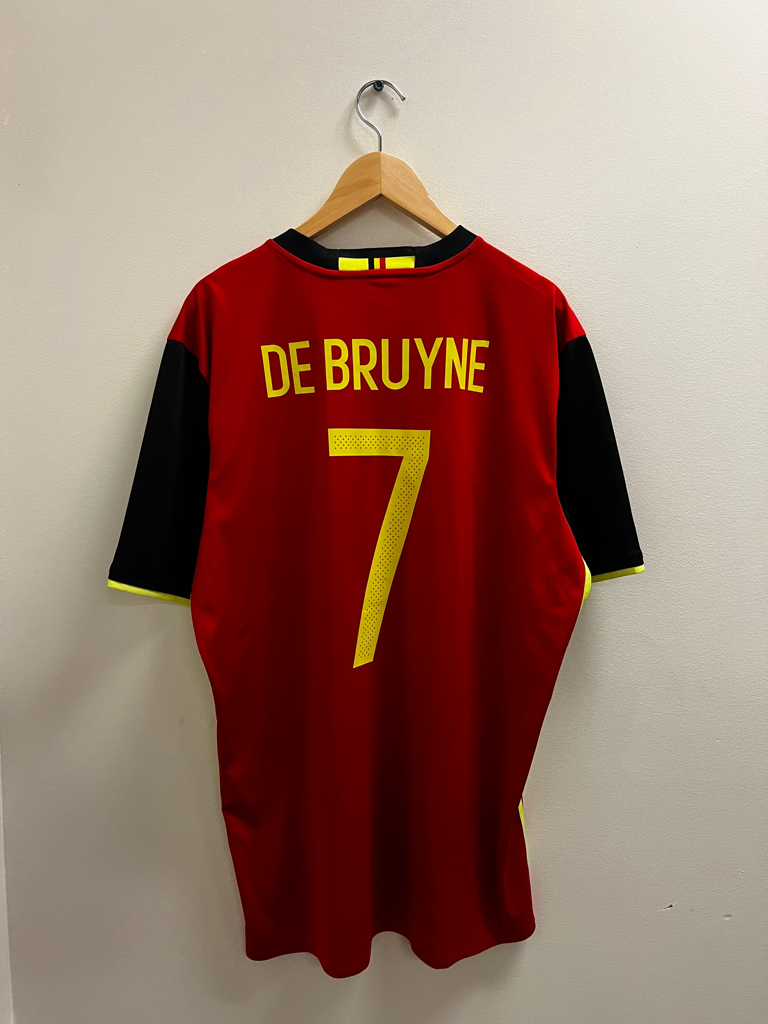 Adidas Belgium 2016–17 Home Jersey – Kevin De Bruyne #7