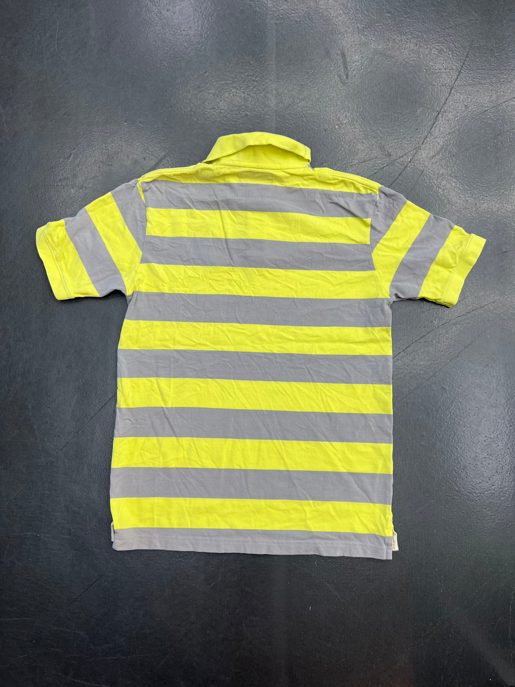 Atlética Monarcas Morelia Striped Polo Shirt – Yellow/Grey