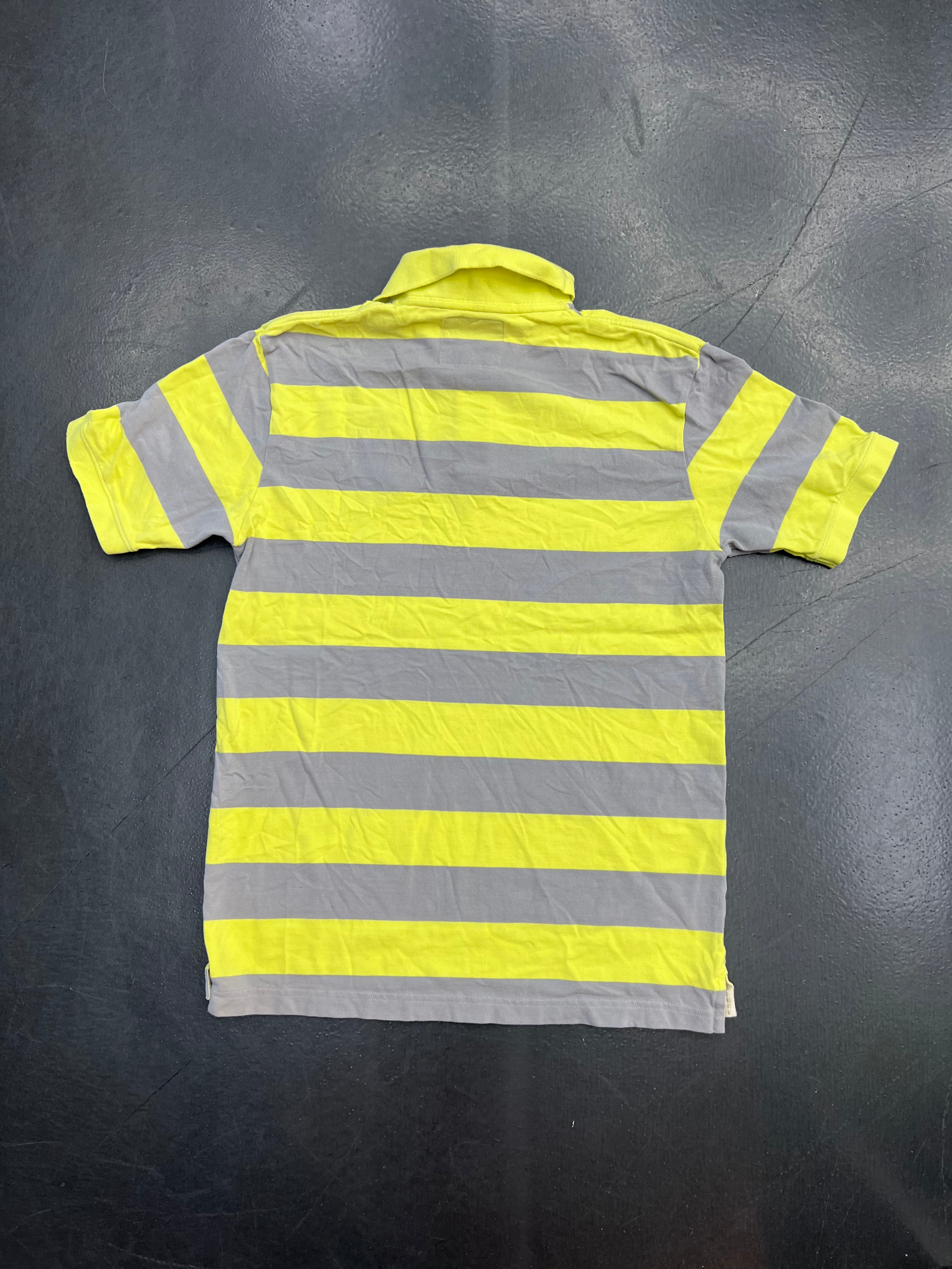 Atlética Monarcas Morelia Striped Polo Shirt – Yellow/Grey