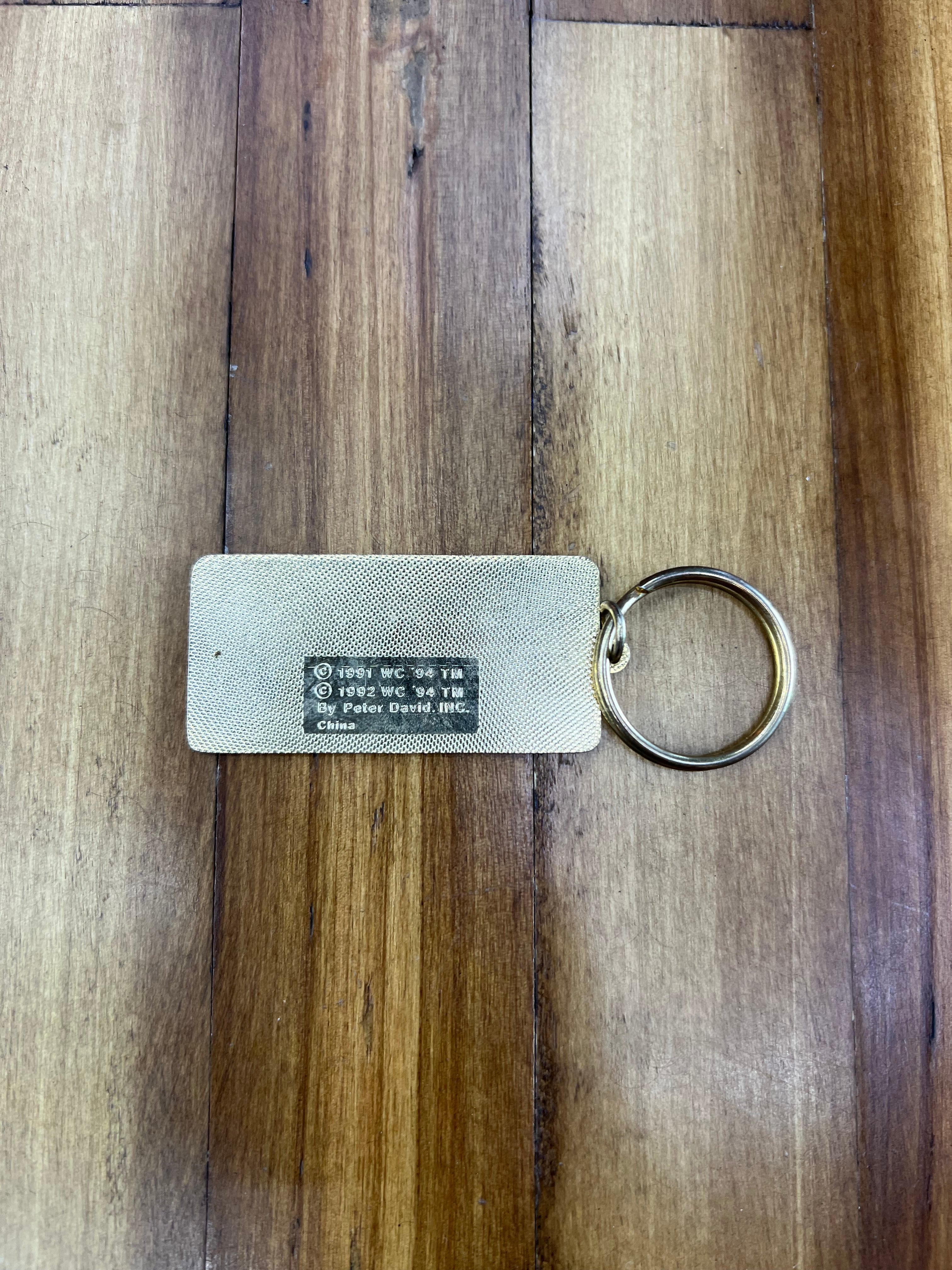 Vintage 1994 FIFA World Cup USA Belgium Keychain – Official Licensed Soccer Collectible