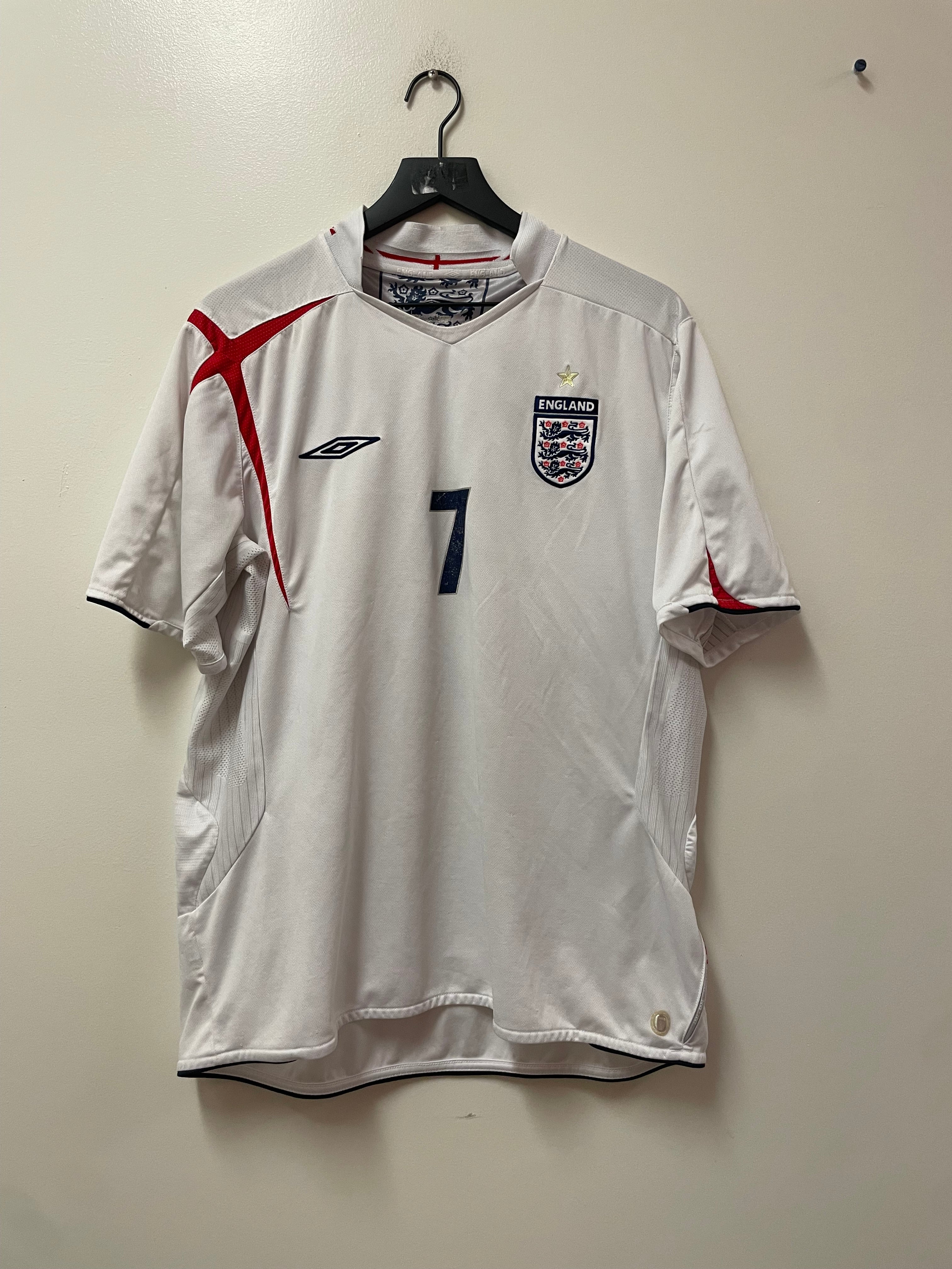 Umbro England 2005–2007 Home Shirt – Beckham #7