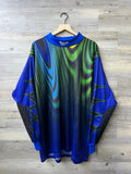 Vintage Reebok 1990s Goalkeeper Template Jersey – Blue / Green / Black
