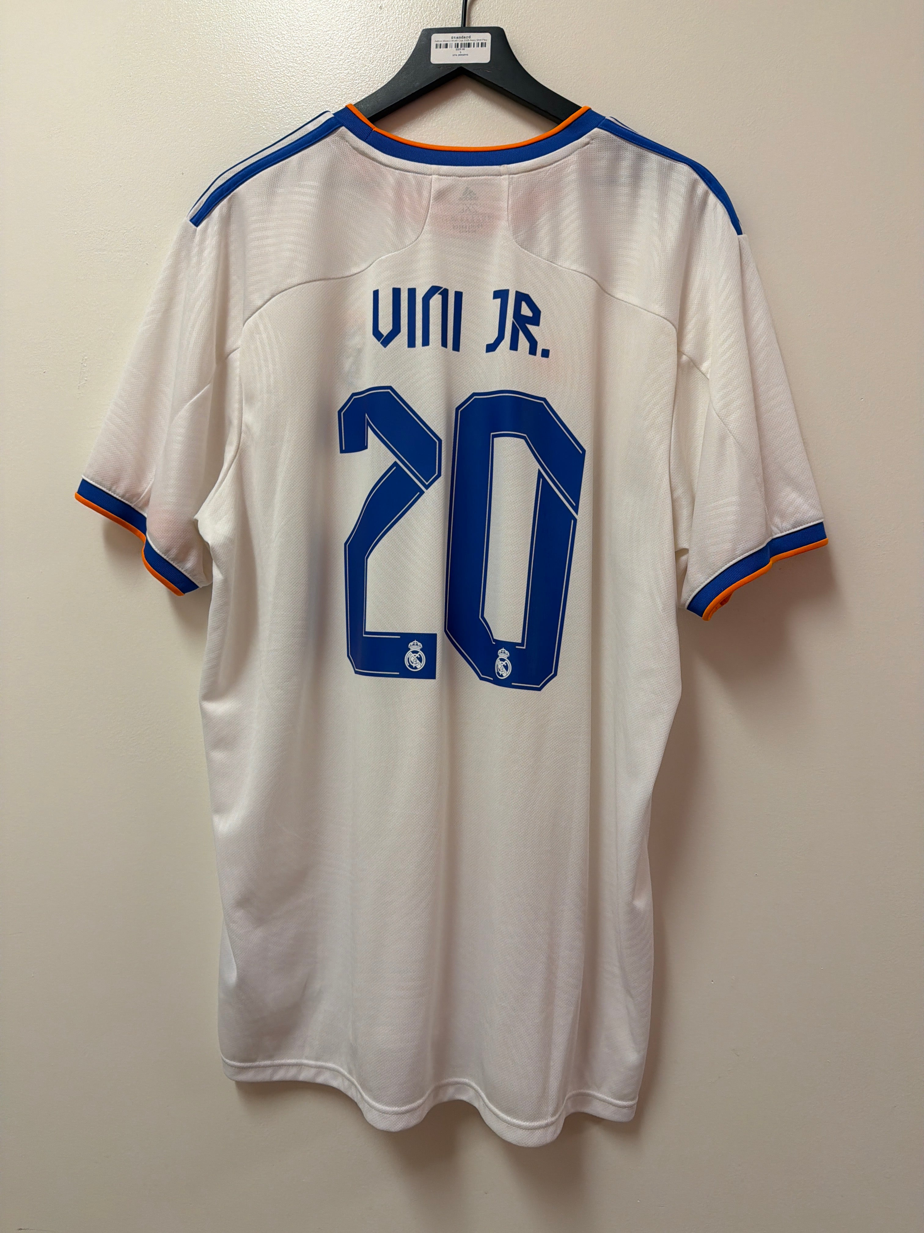 Adidas Men's Real Madrid 2021-22 Home Jersey - Vini Jr