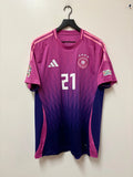 Adidas Germany 2024 Away Jersey- Gundogan #21 That NIbba