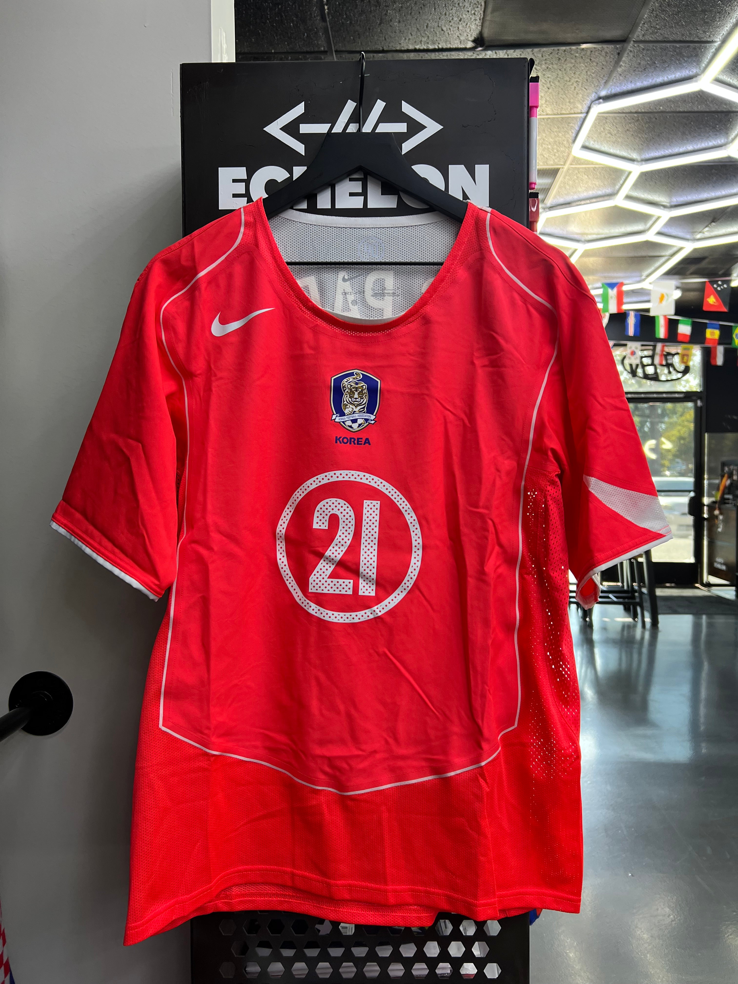 Nike South Korea 2004 Home Reissue Jersey - J.S. Park #21