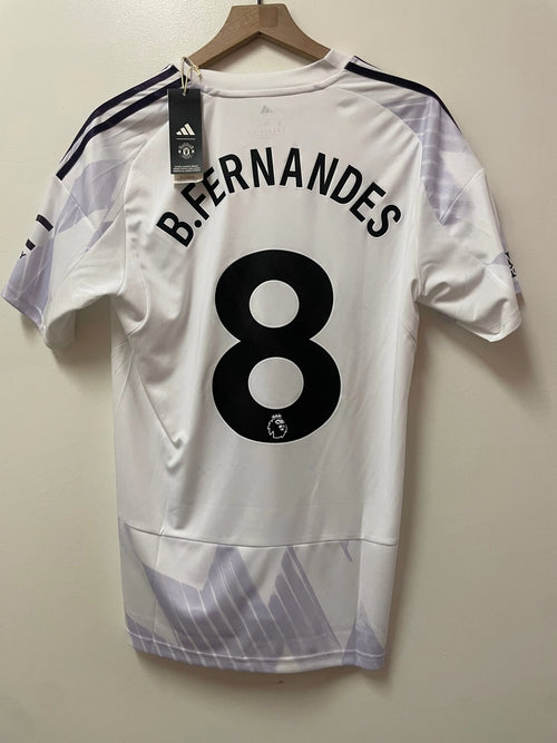 Adidas Manchester United 2025/26 Away Jersey – Bruno Fernandes #8 STA Apparel