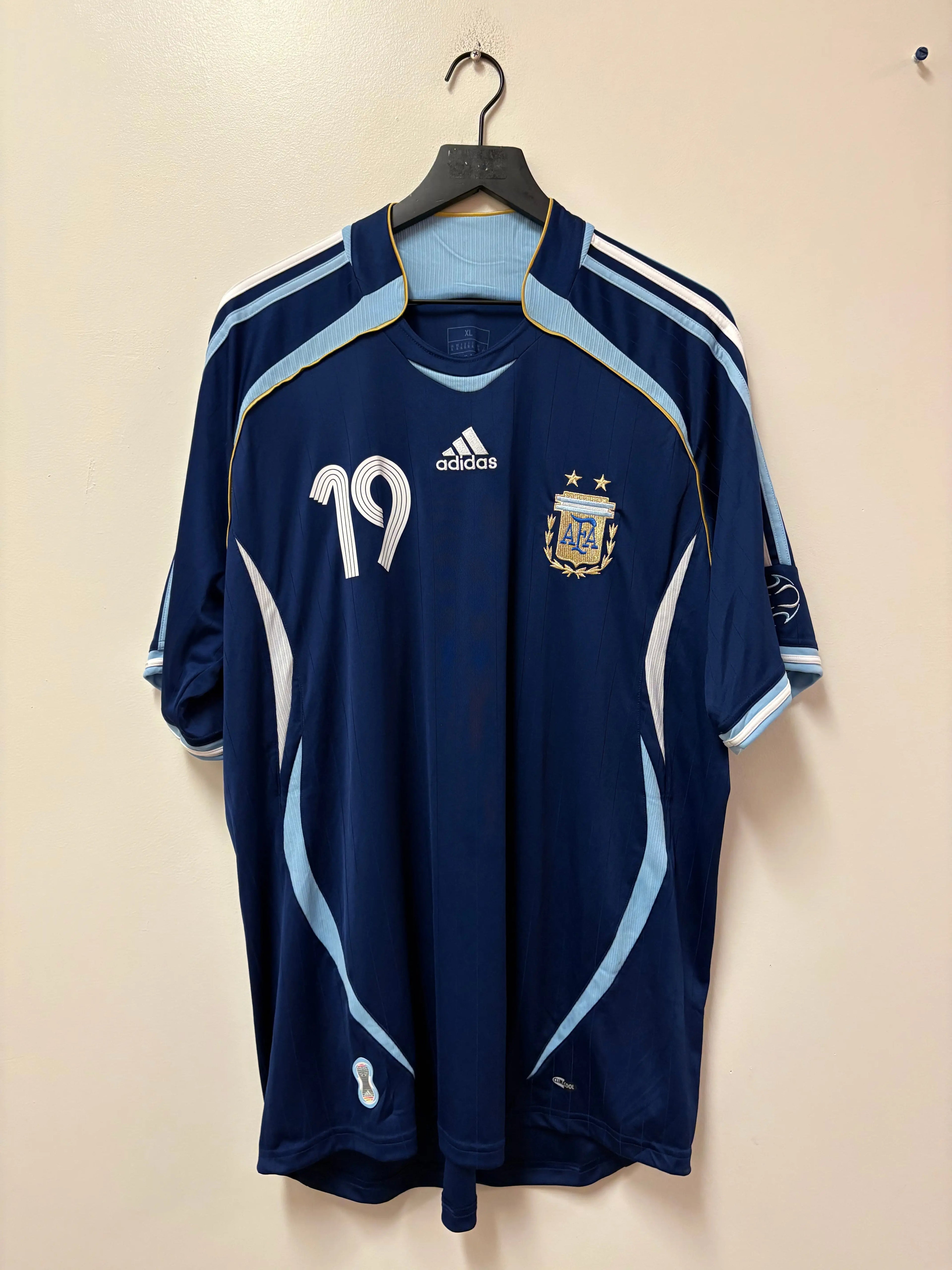 Adidas Argentina 2006 Away Remake- Messi #19 STA Apparel