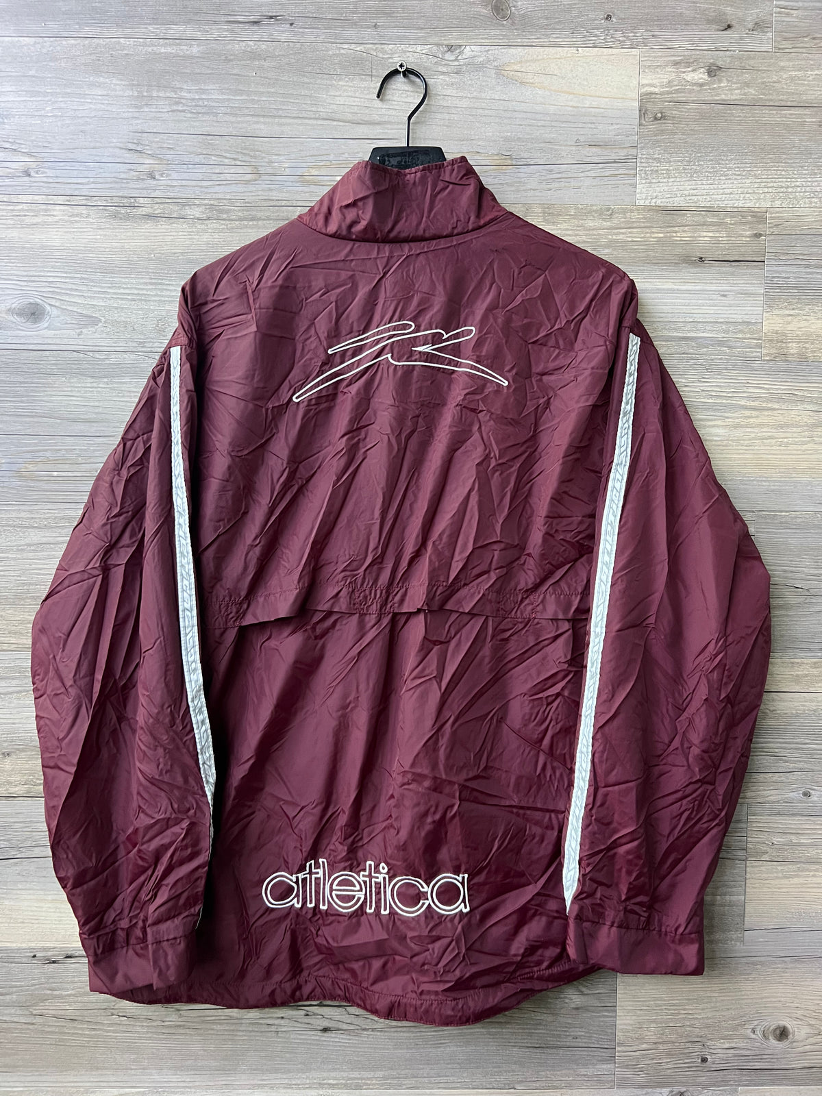 Atlética Monarcas Morelia Burgundy TV Azteca Full-Zip Windbreaker Jacket