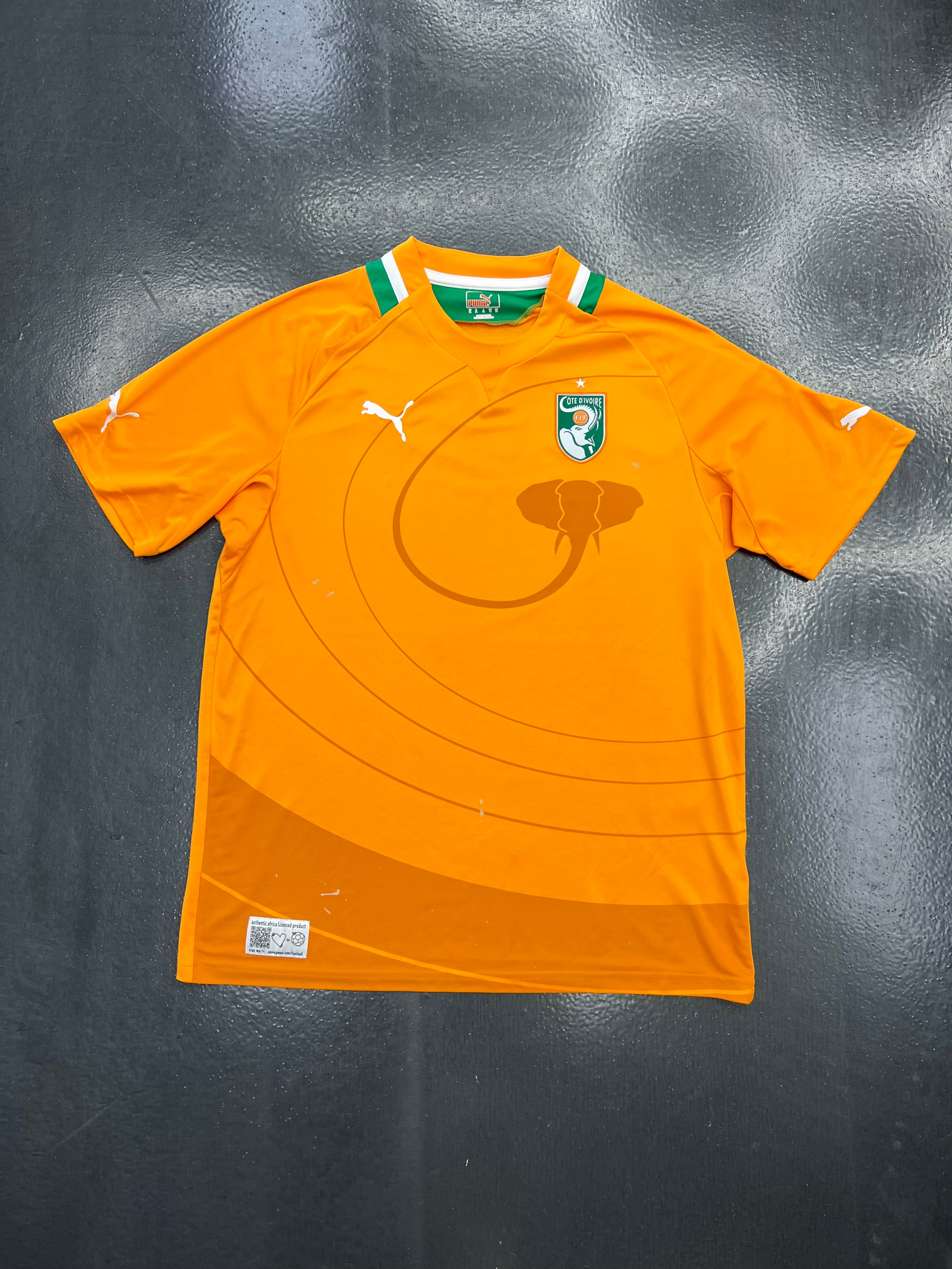 Puma 2011-13 Ivory Coast Home jersey