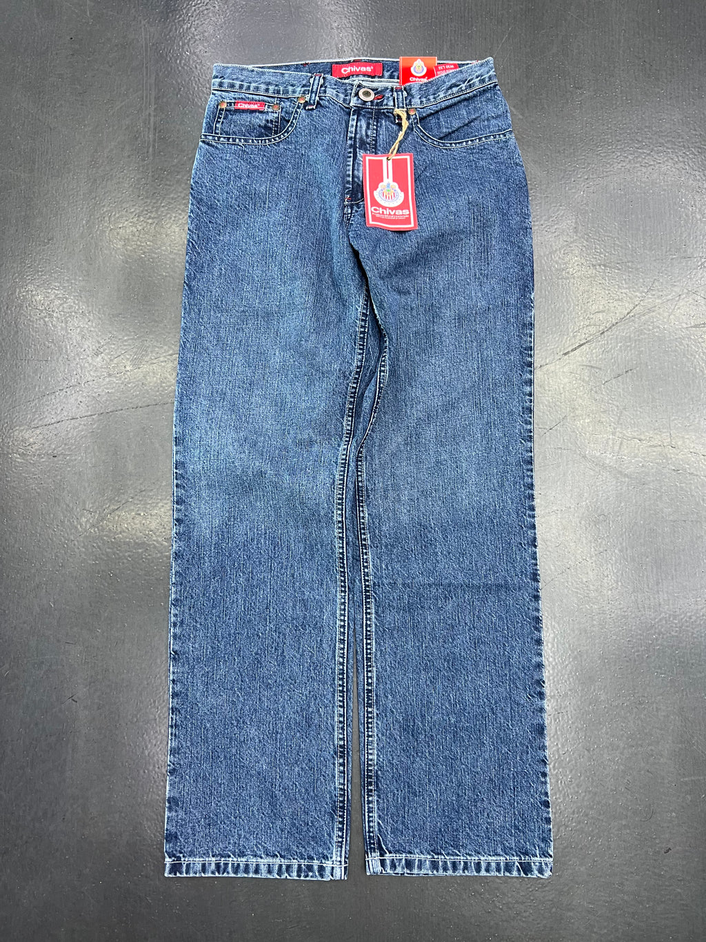 Club Chivas Vintage Y2K Denim Jeans – Blue