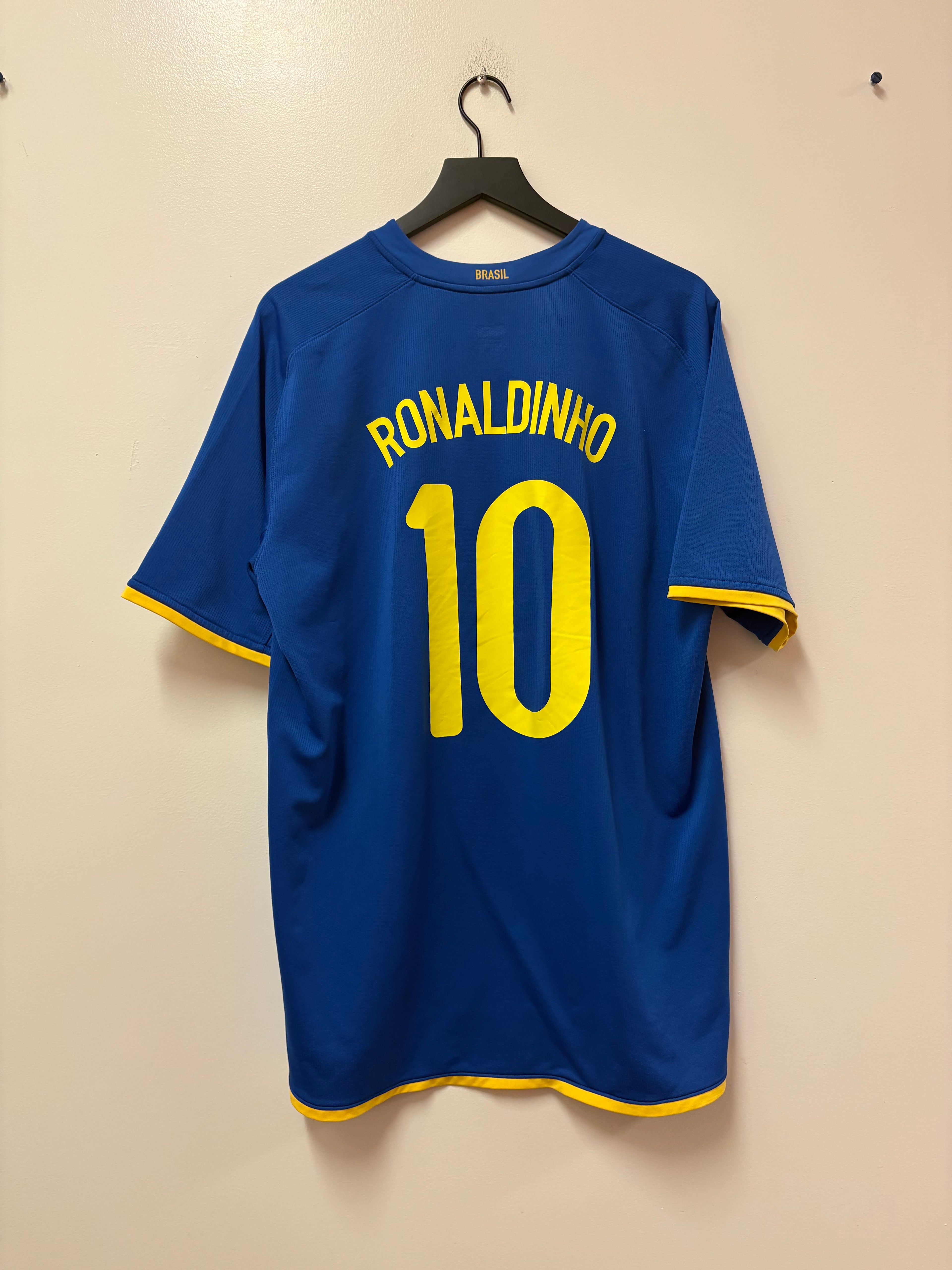 Nike Brazil 2008-09 Away Jersey- Ronaldinho #10